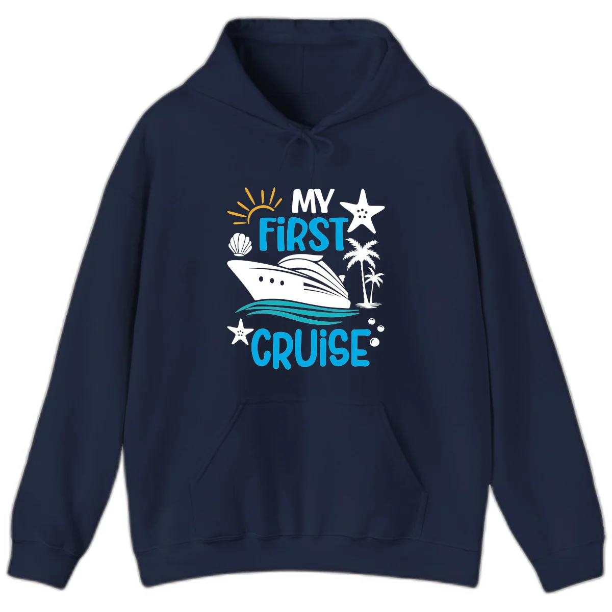 My First Cruise Hoodie in Navy