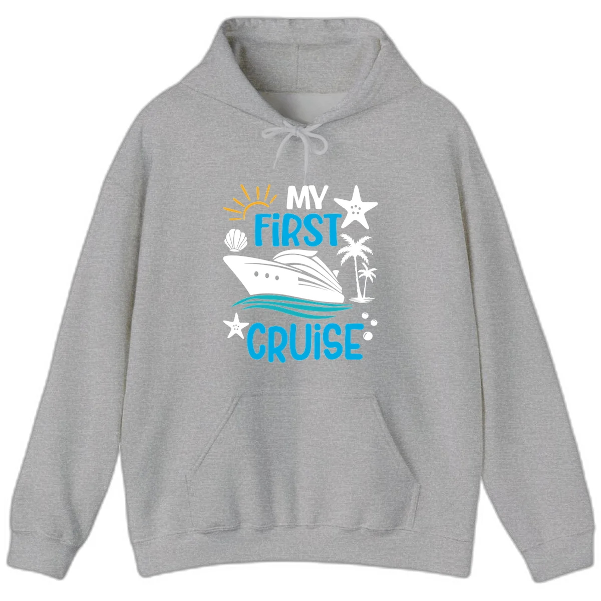 My First Cruise Hoodie in Sport Grey