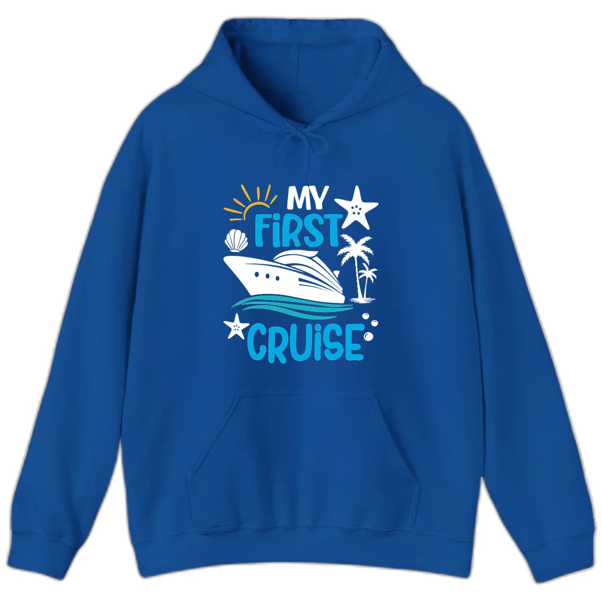 My First Cruise Hoodie in Royal