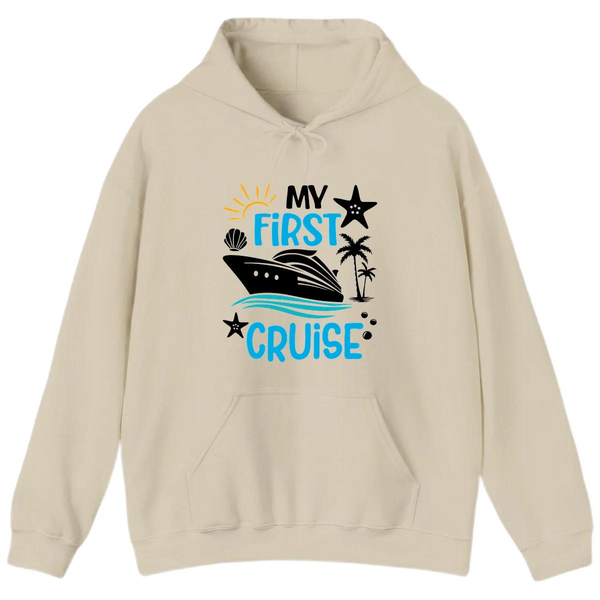 My First Cruise Hoodie in Sand