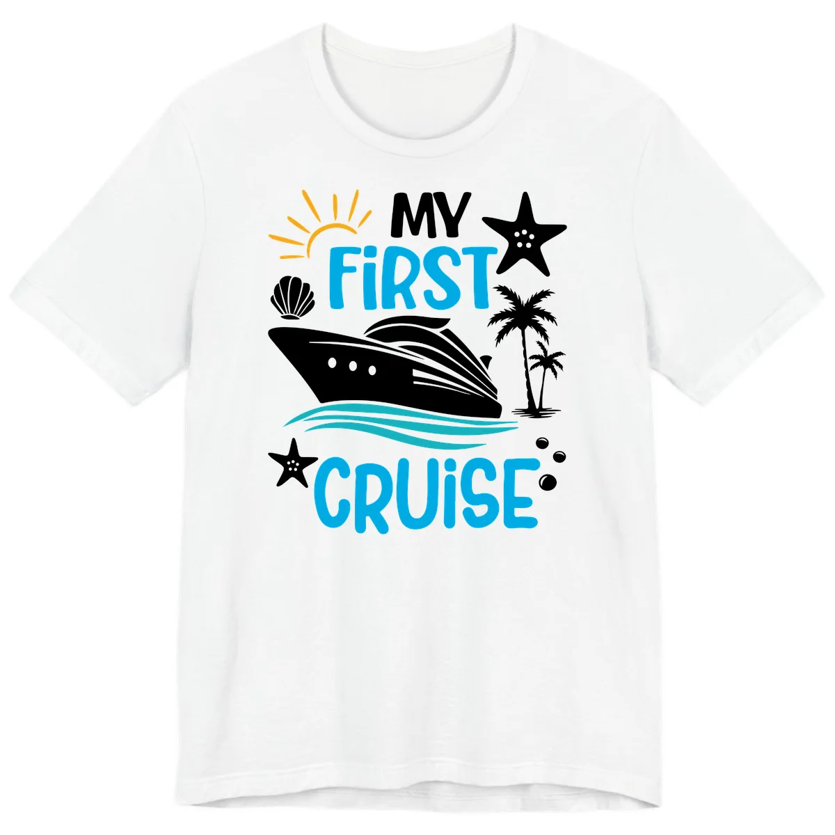 My First Cruise Premium T-Shirt in White