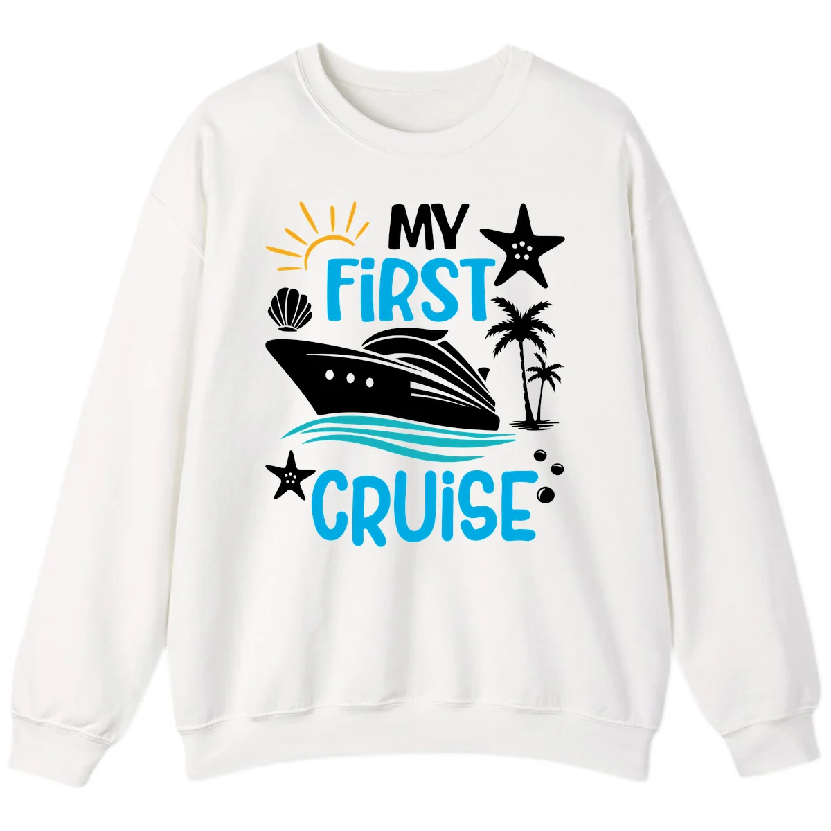 My First Cruise Sweatshirt in White
