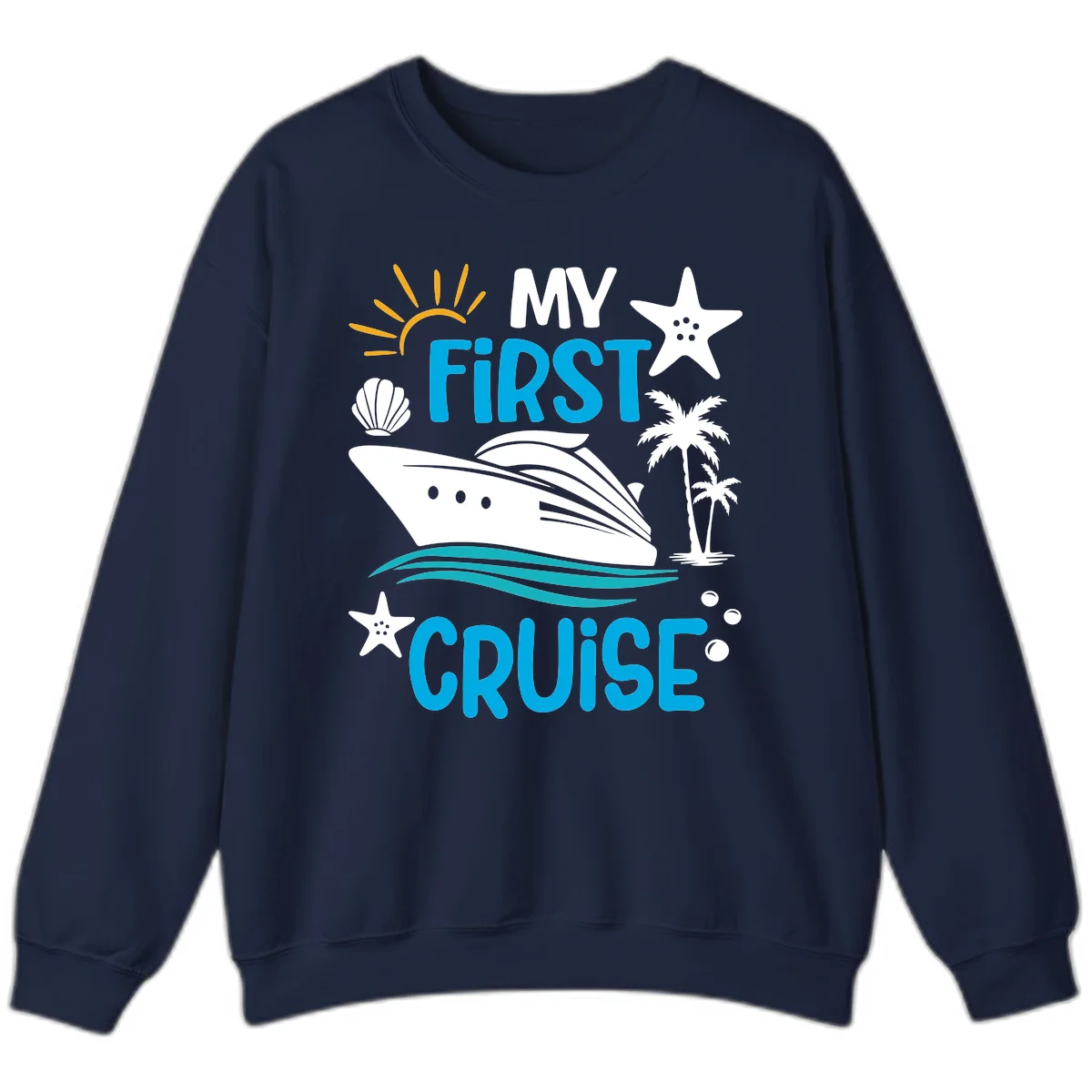 My First Cruise Sweatshirt in Navy