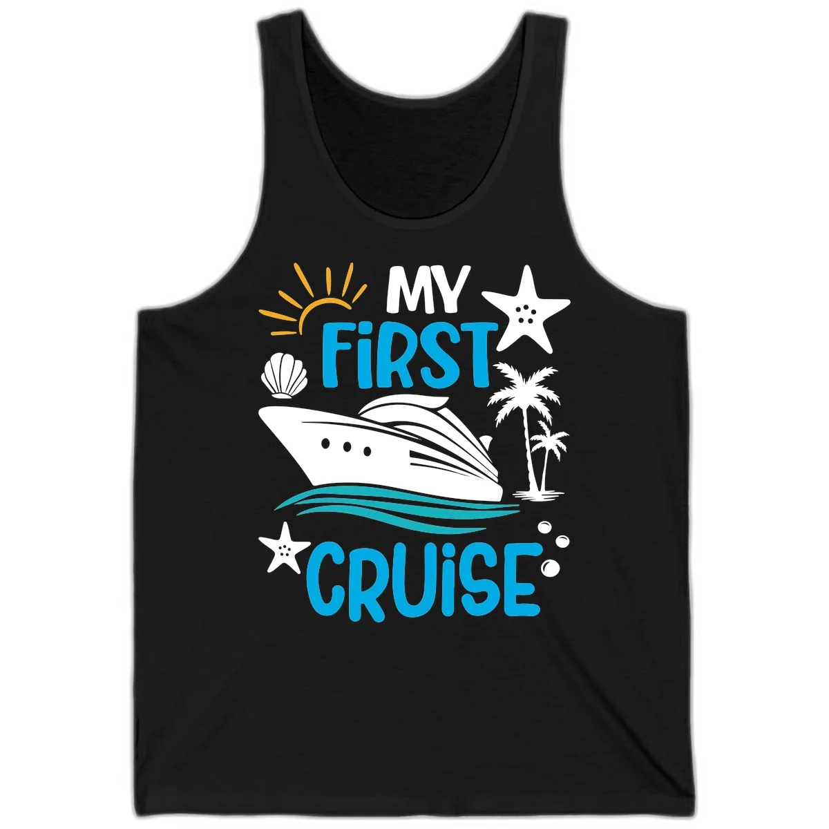 My First Cruise Tank Top in Black