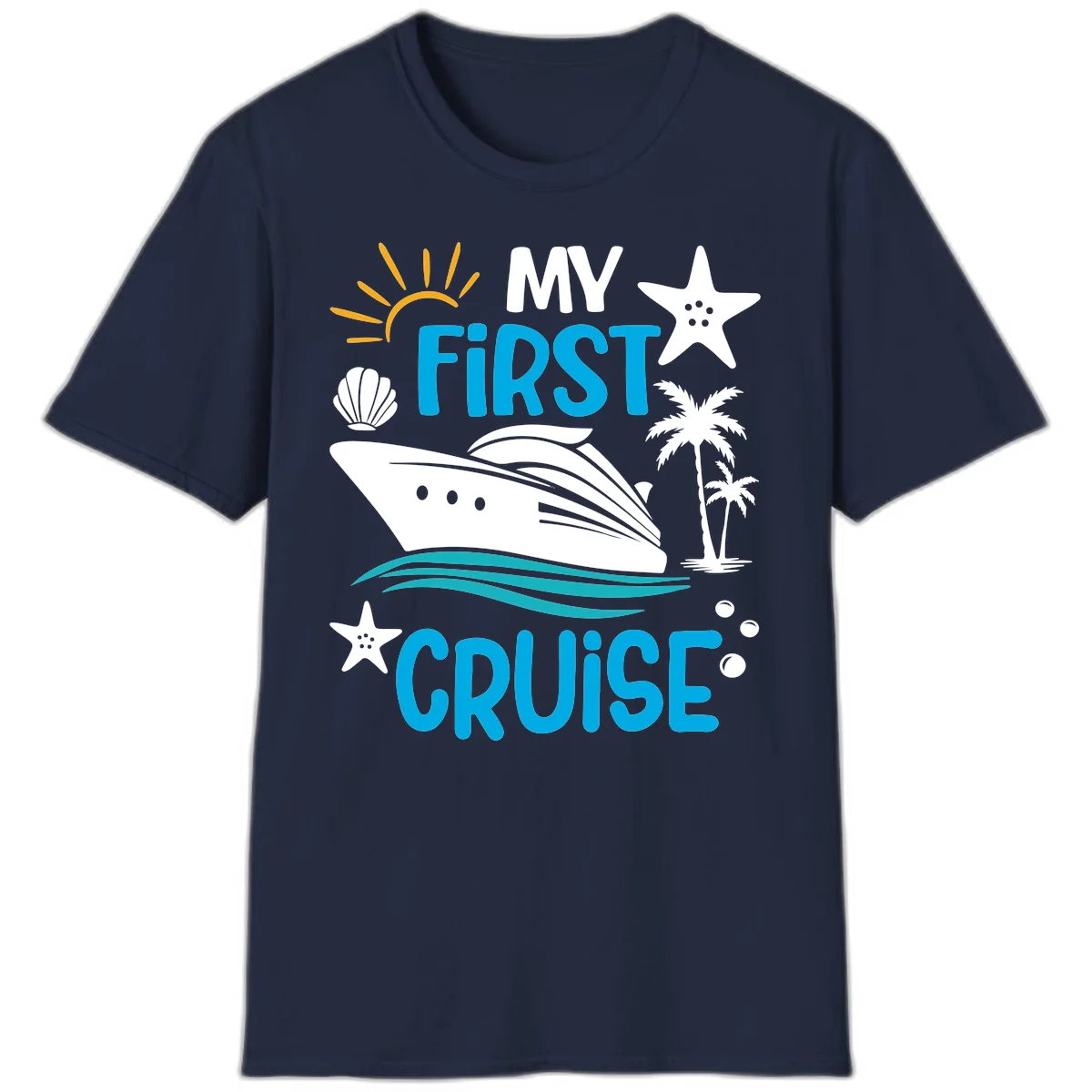 My First Cruise T-Shirt in Navy