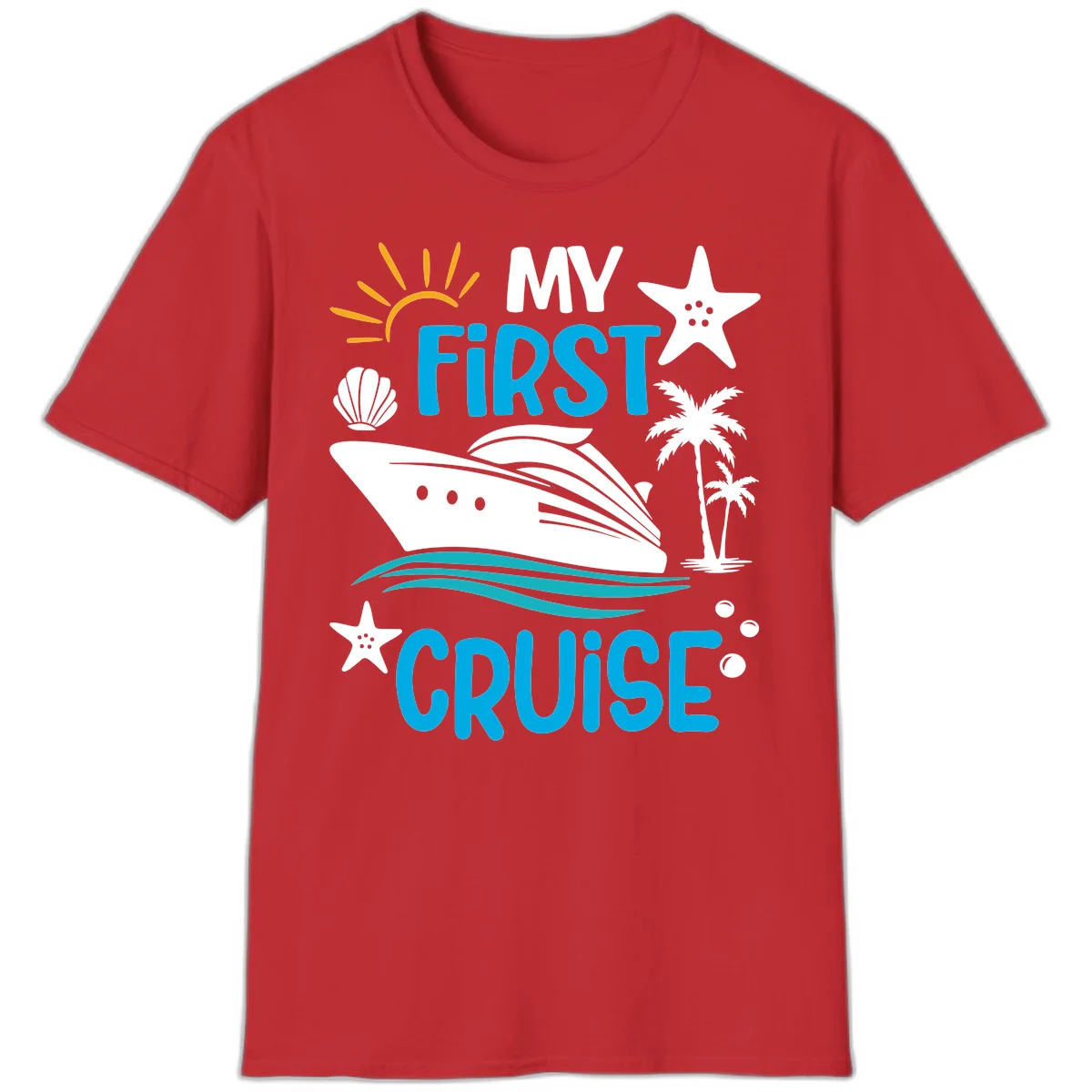 My First Cruise T-Shirt in Red