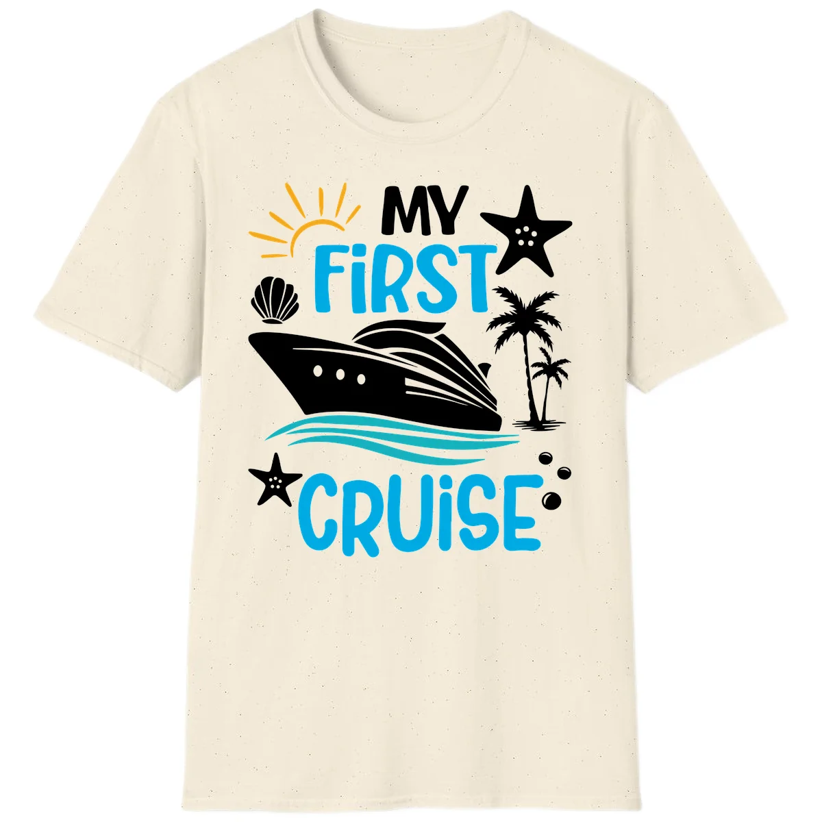 My First Cruise T-Shirt in Natural