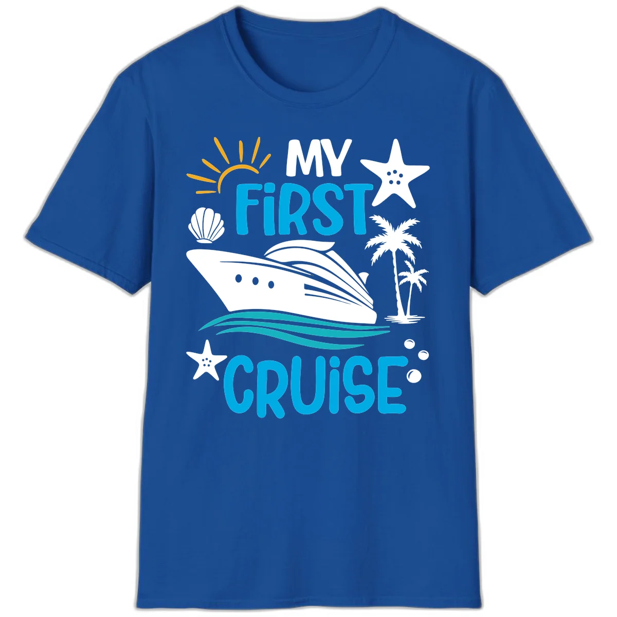 My First Cruise T-Shirt in Royal
