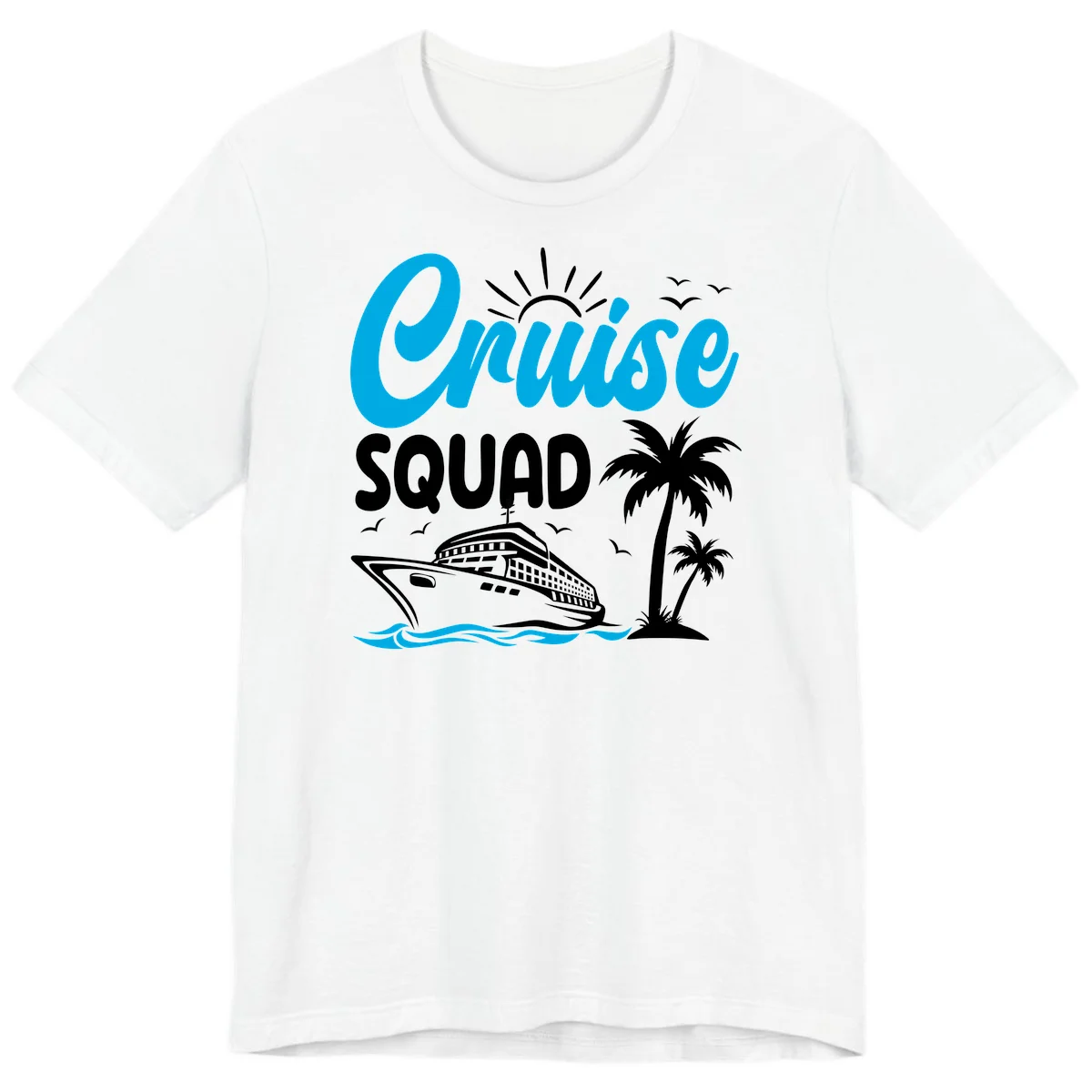 Cruise Squad Vacation Vibes Premium T-Shirt in White