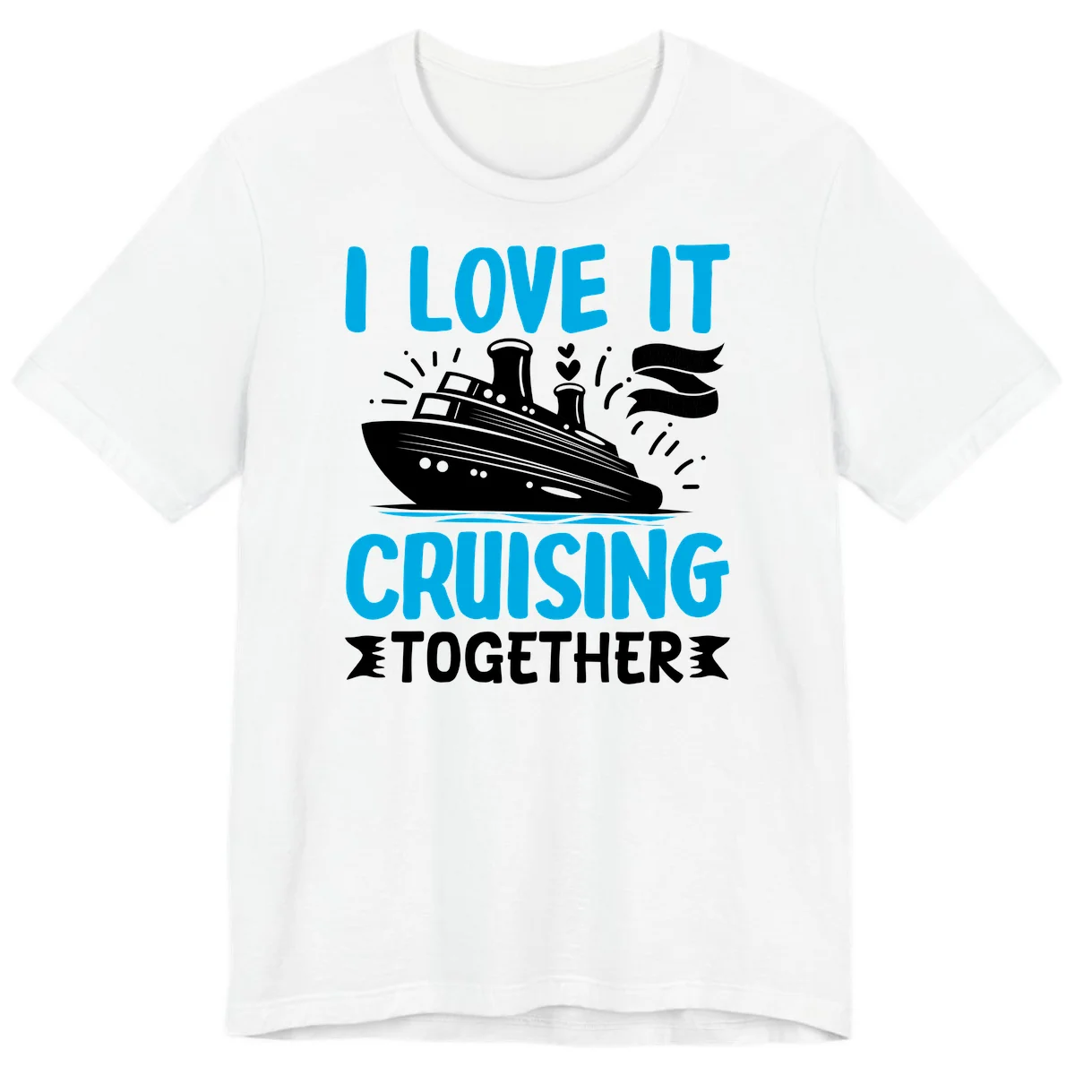 I Love It Cruising Together Premium T-Shirt in White