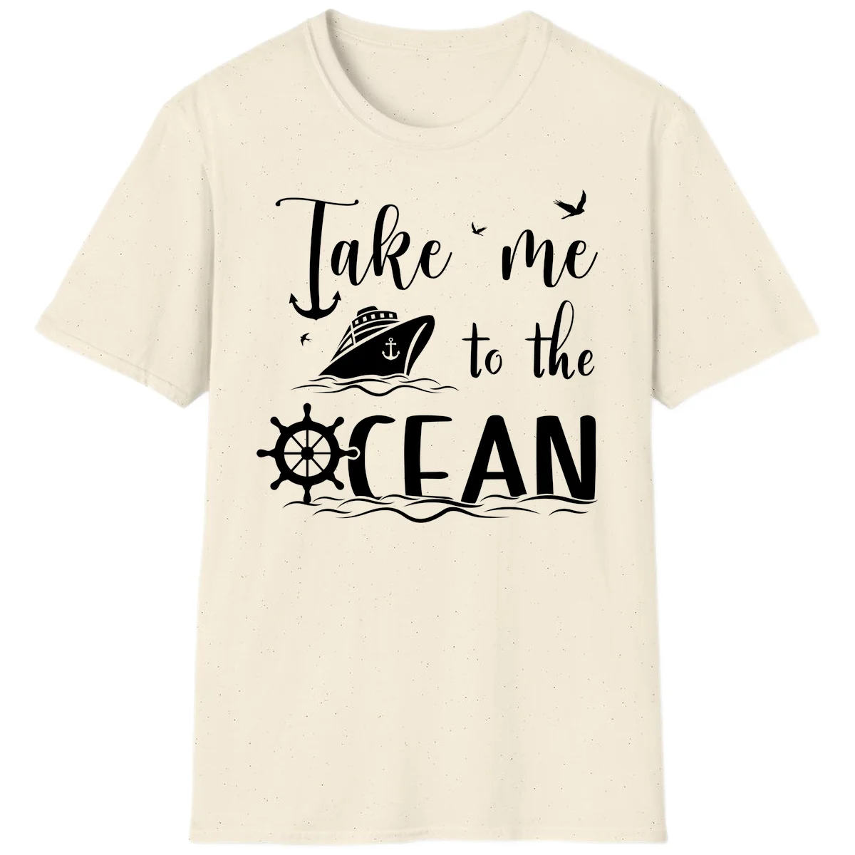 Take Me To The Ocean T-Shirt in Natural