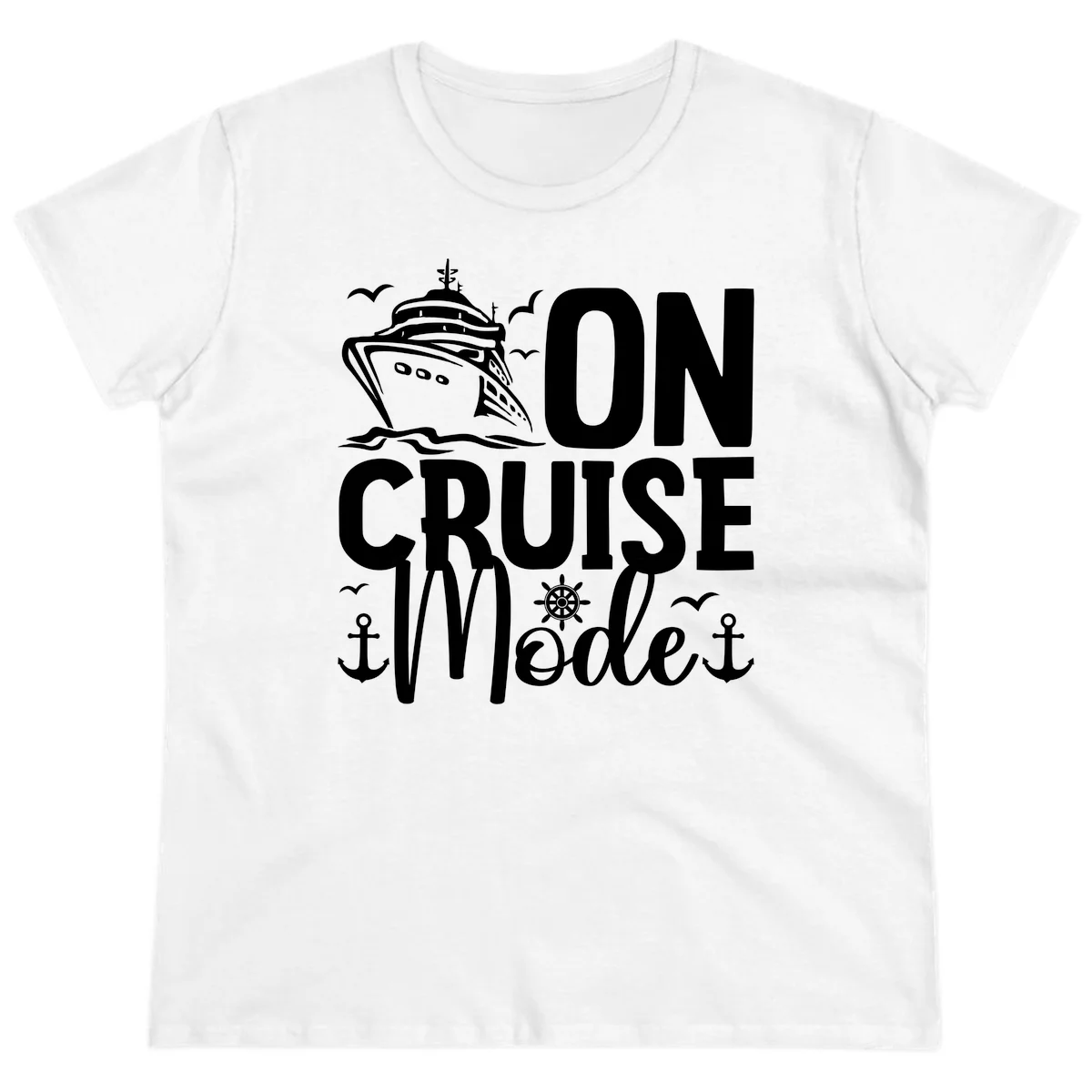On Cruise Mode Ladies Tee in White