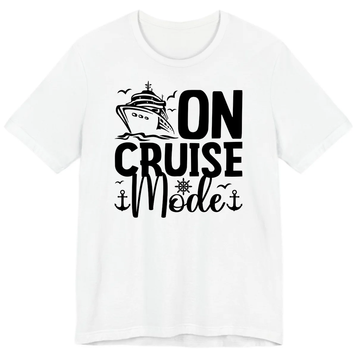 On Cruise Mode Premium T-Shirt in White