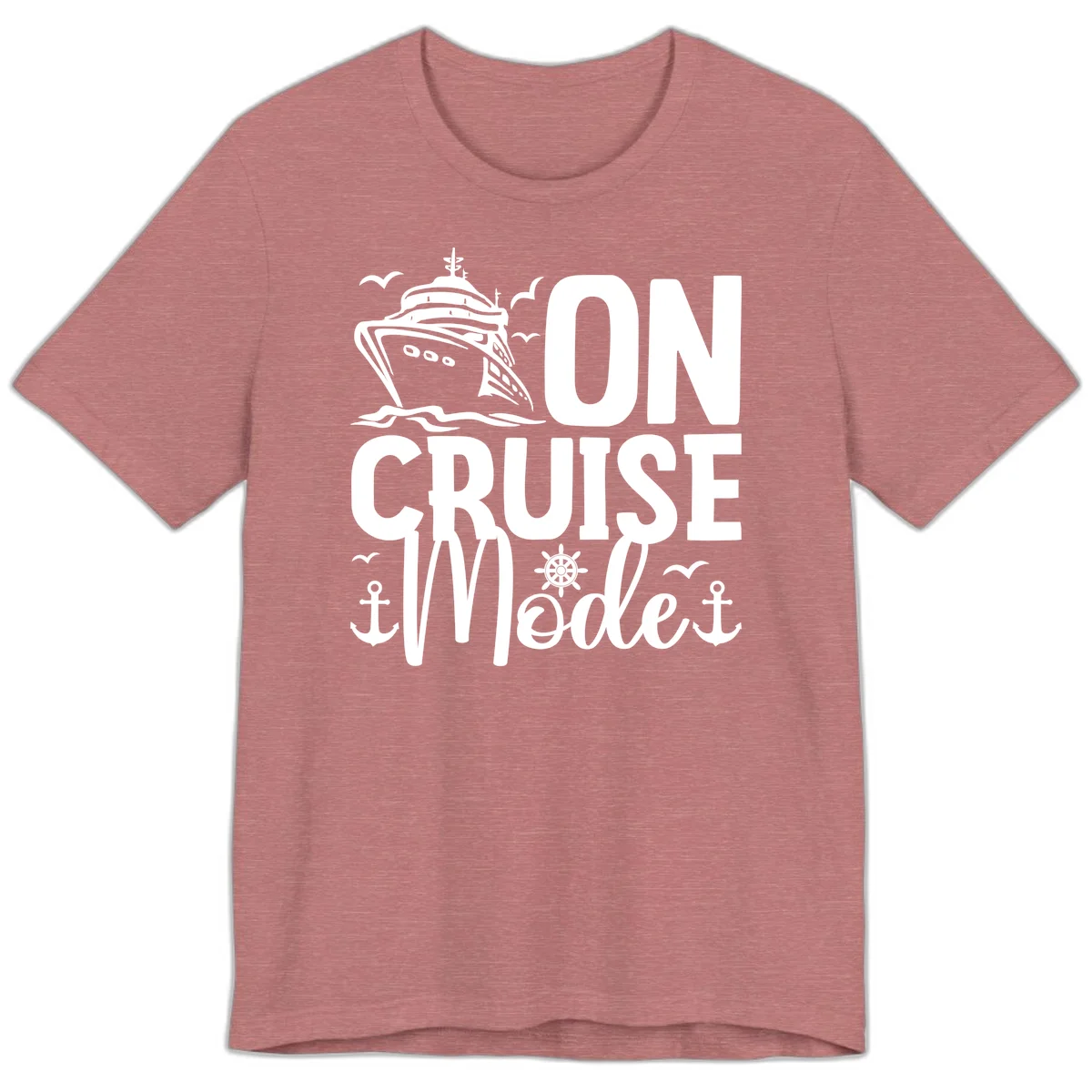 On Cruise Mode Premium T-Shirt in Heather Mauve