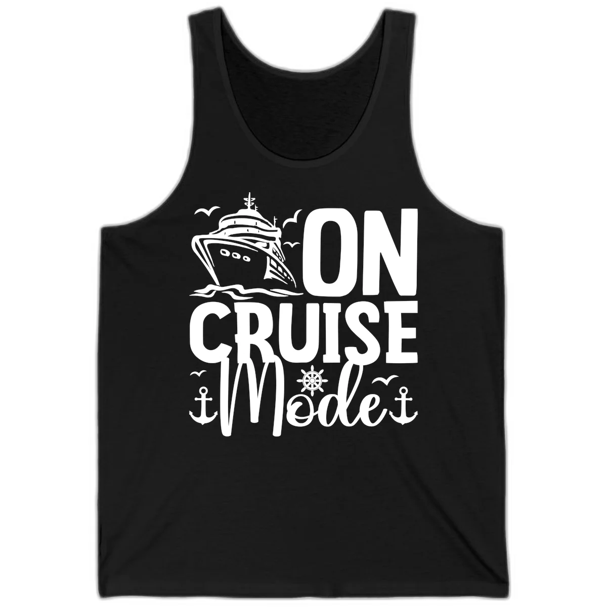 On Cruise Mode Tank Top in Black