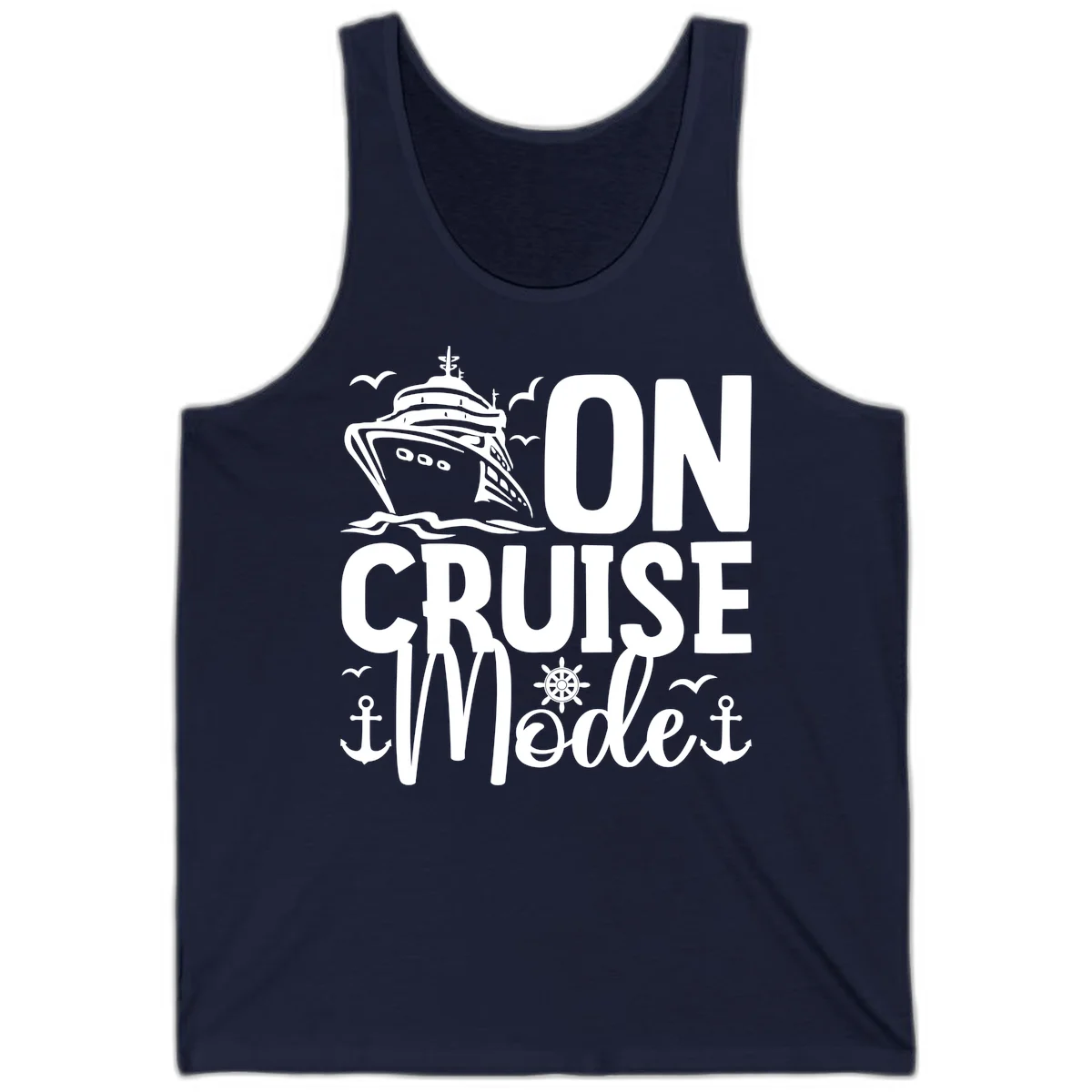 On Cruise Mode Tank Top in Navy