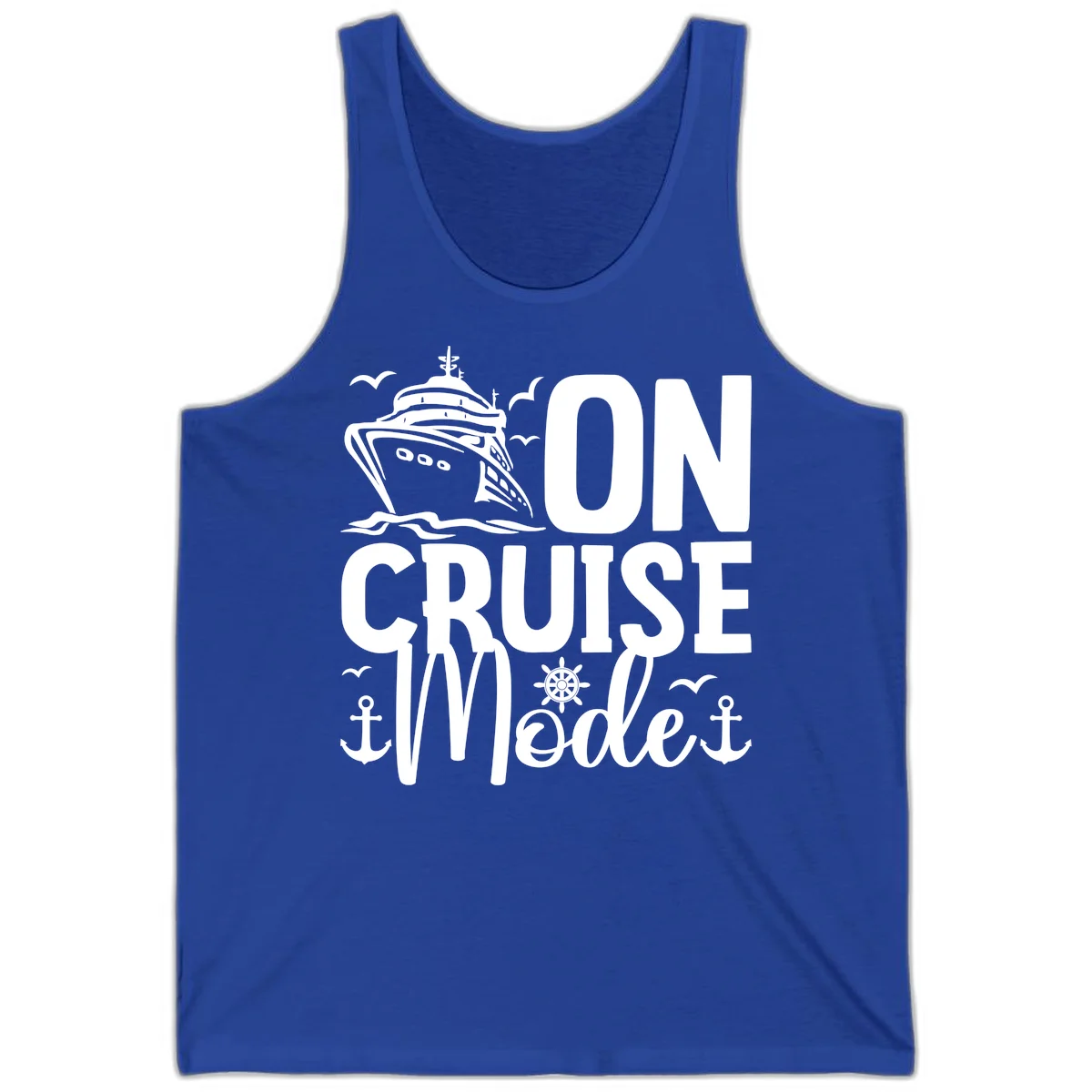 On Cruise Mode Tank Top in True Royal