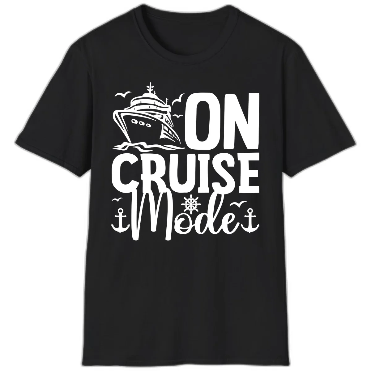 On Cruise Mode T-Shirt in Black