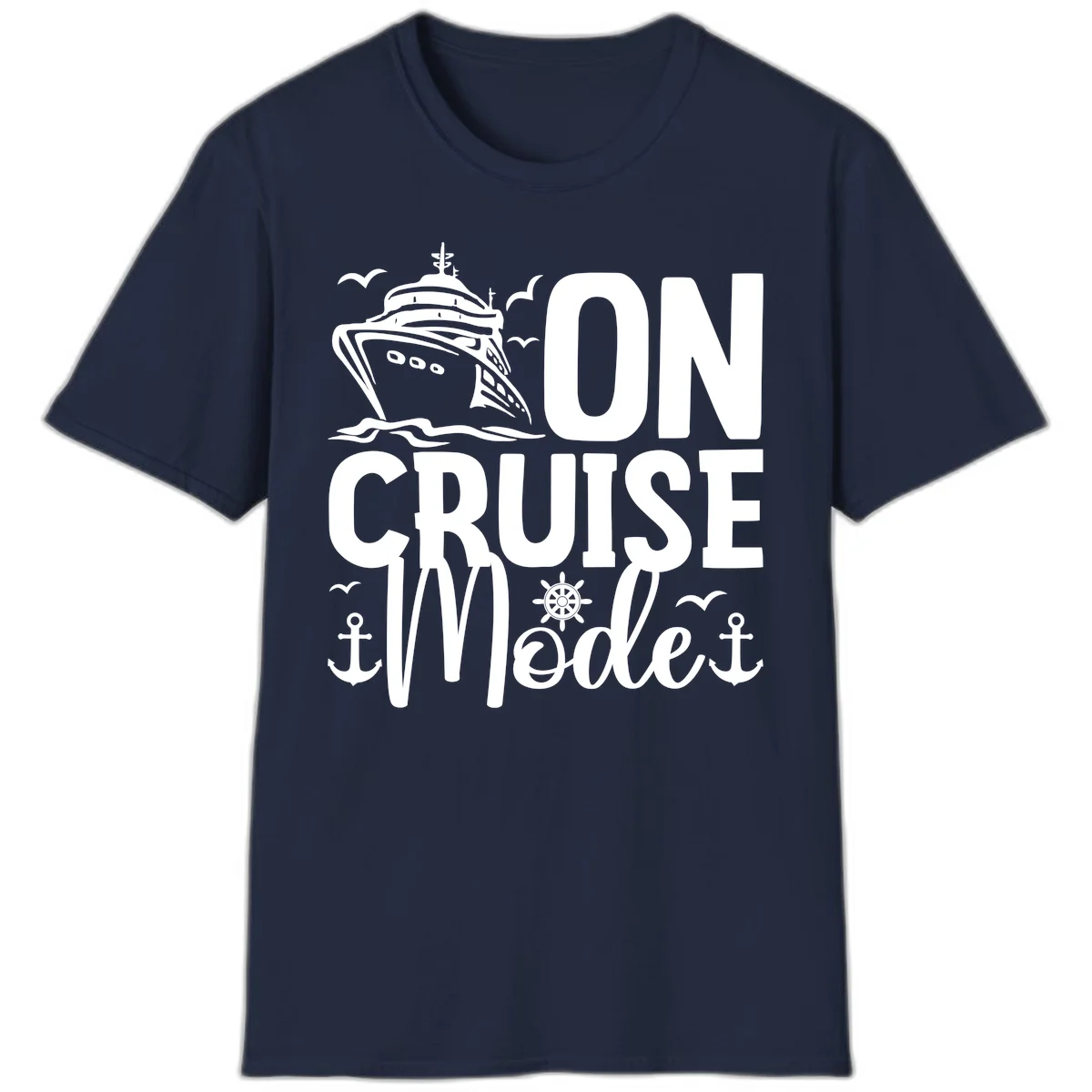 On Cruise Mode T-Shirt in Navy