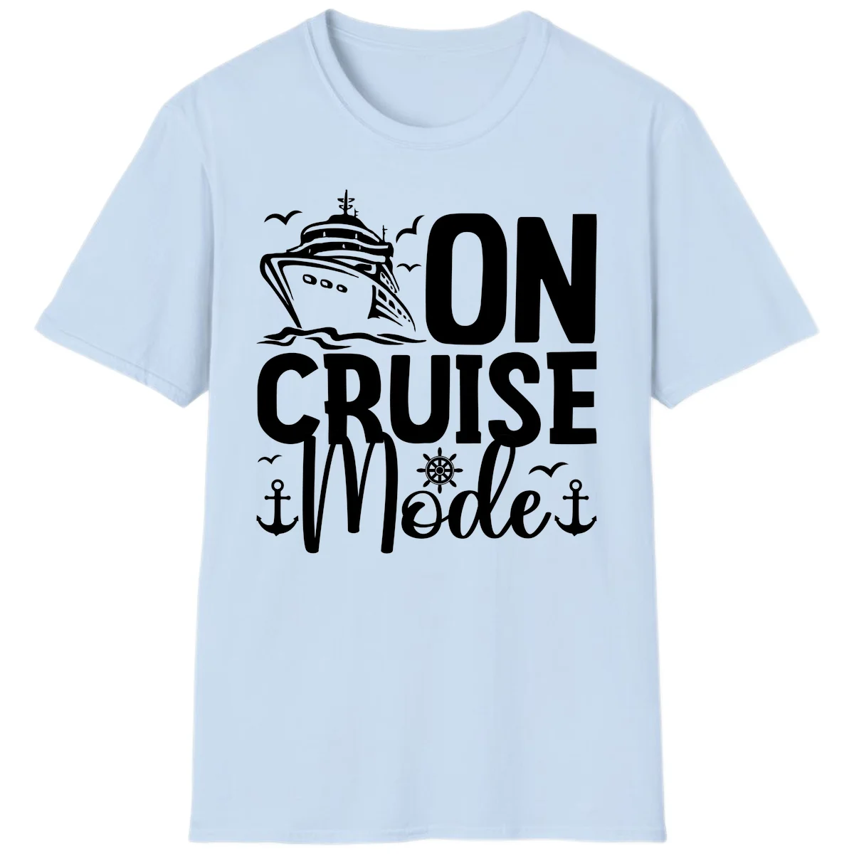 On Cruise Mode T-Shirt in Light Blue