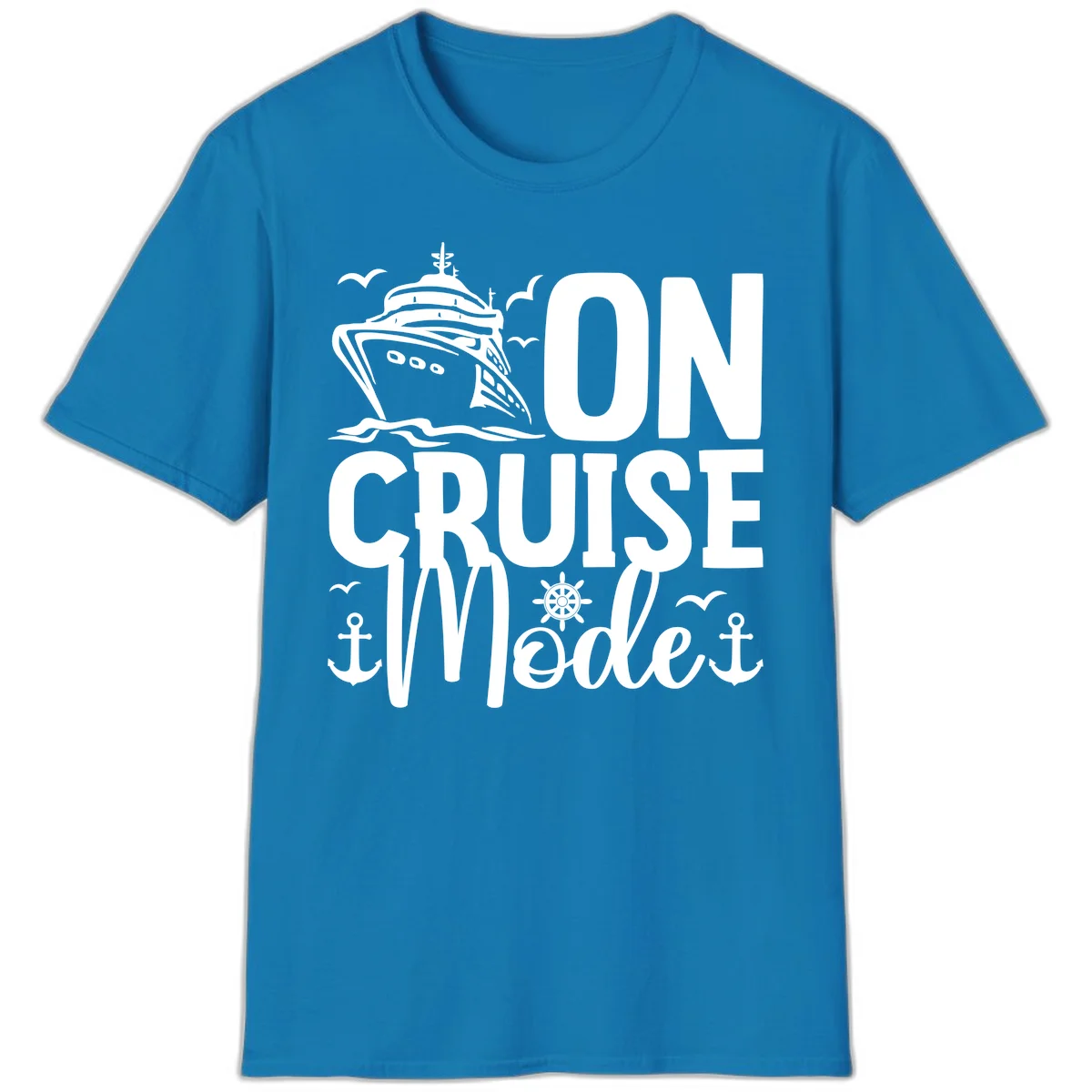 On Cruise Mode T-Shirt in Sapphire