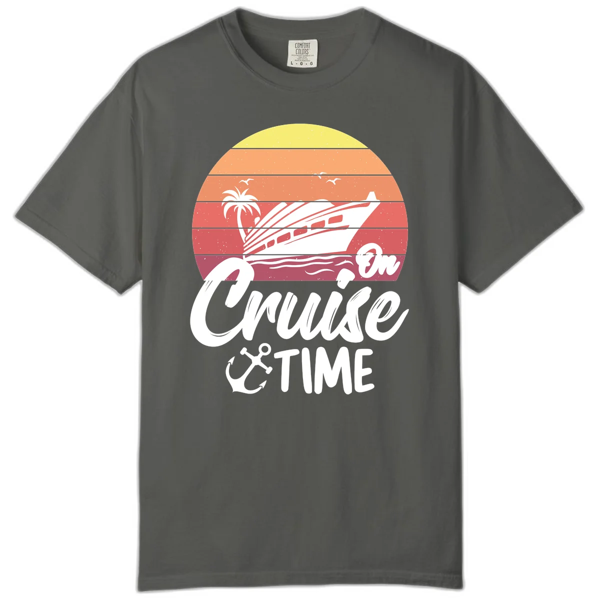 Cruise Time Sunset Vibes Comfort Color in Pepper