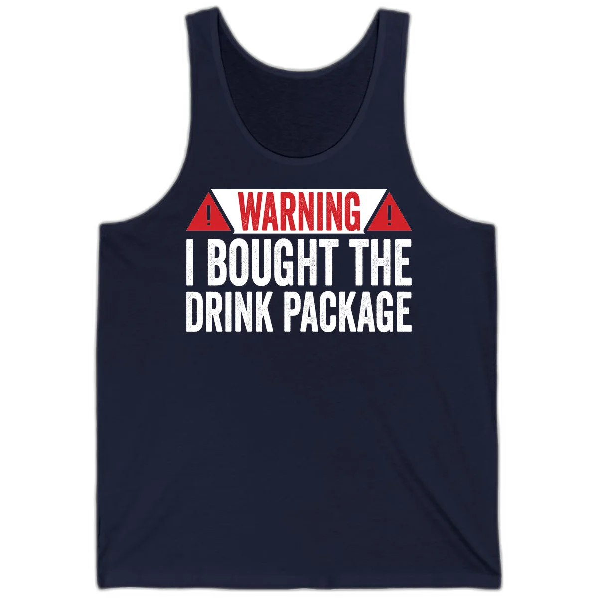 I Bought The Drink Package Tank in Navy