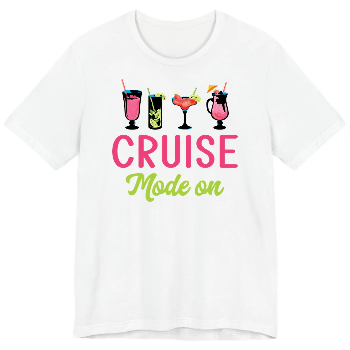 Cruise Mode On Premium T-Shirt in White