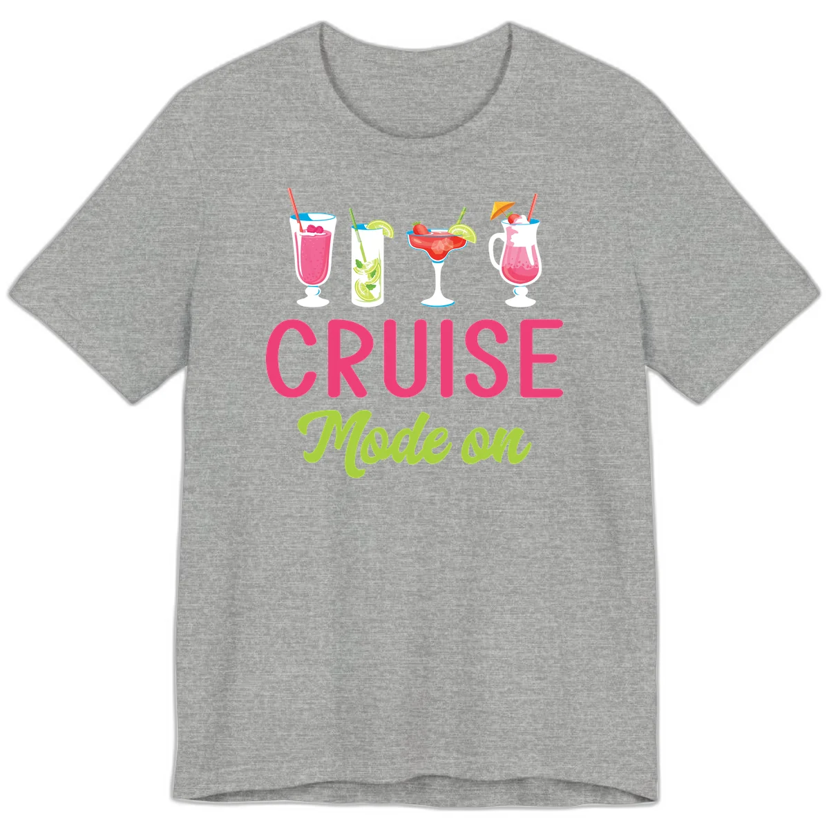 Cruise Mode On Premium T-Shirt in Athletic Heather