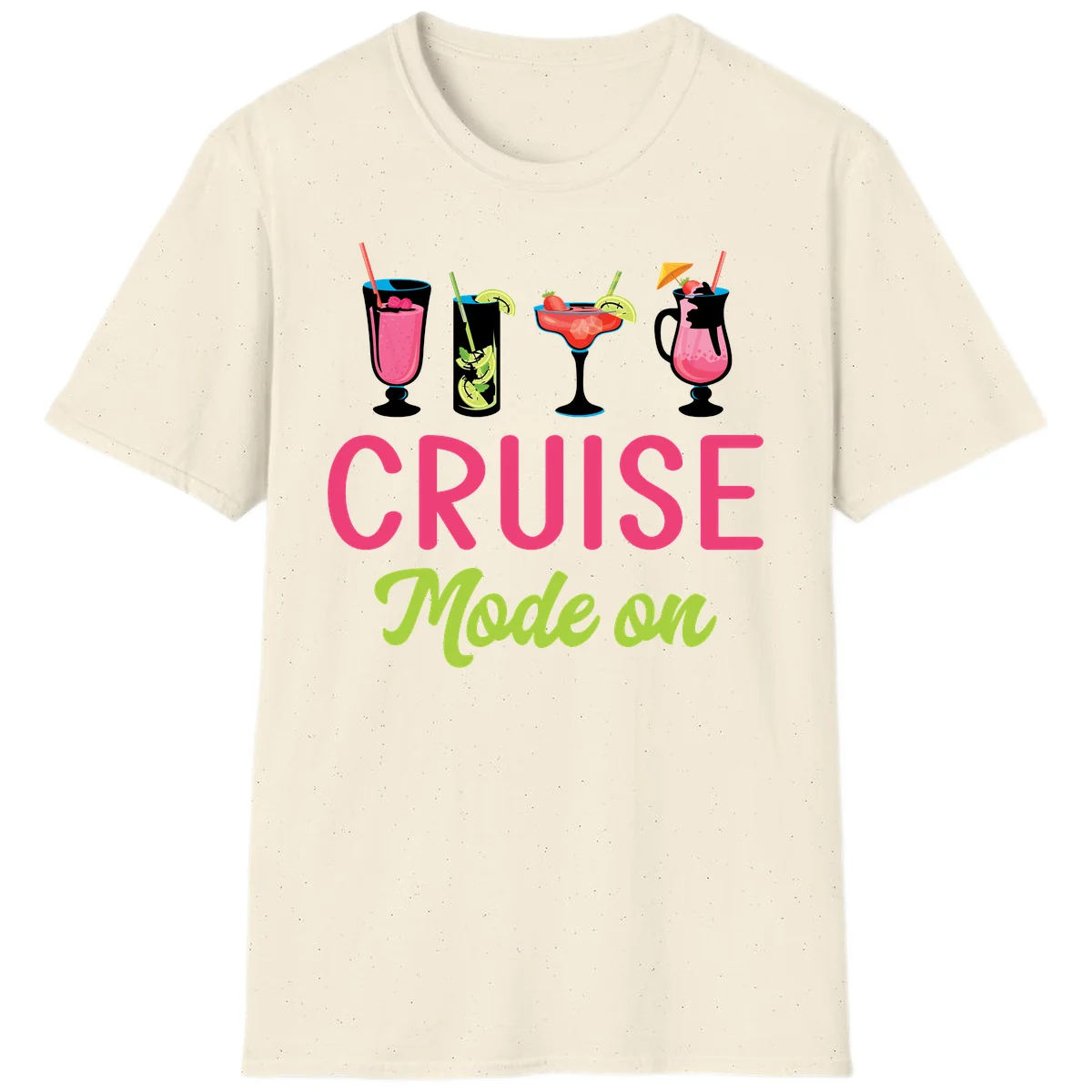 Cruise Mode On T-Shirt in Natural
