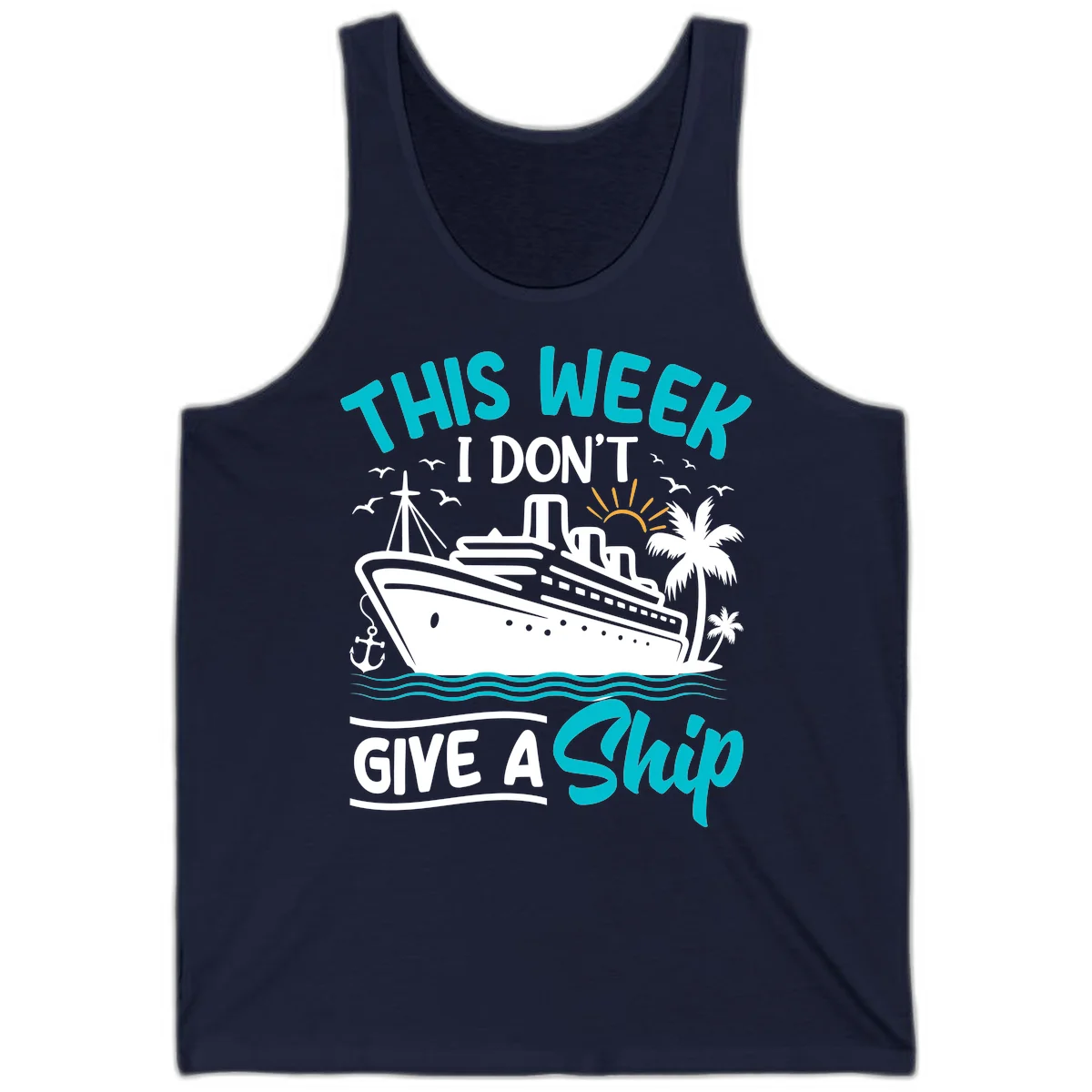 This Week I Don't Give A Ship Tank in Navy