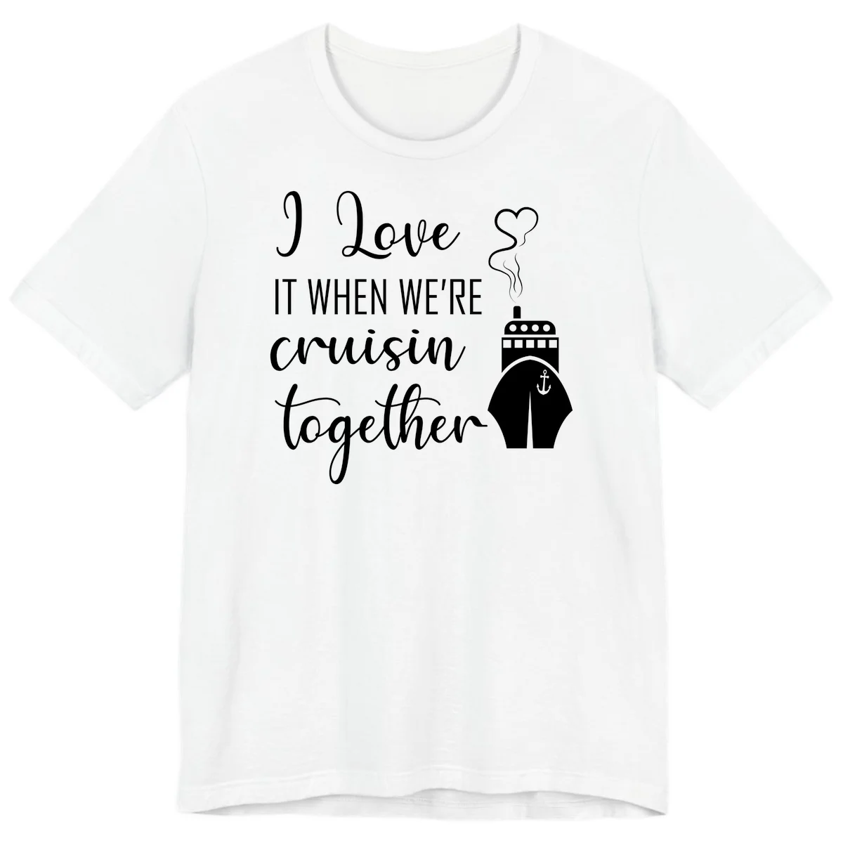 I Love It When We're Cruisin Together Premium T-Shirt in White