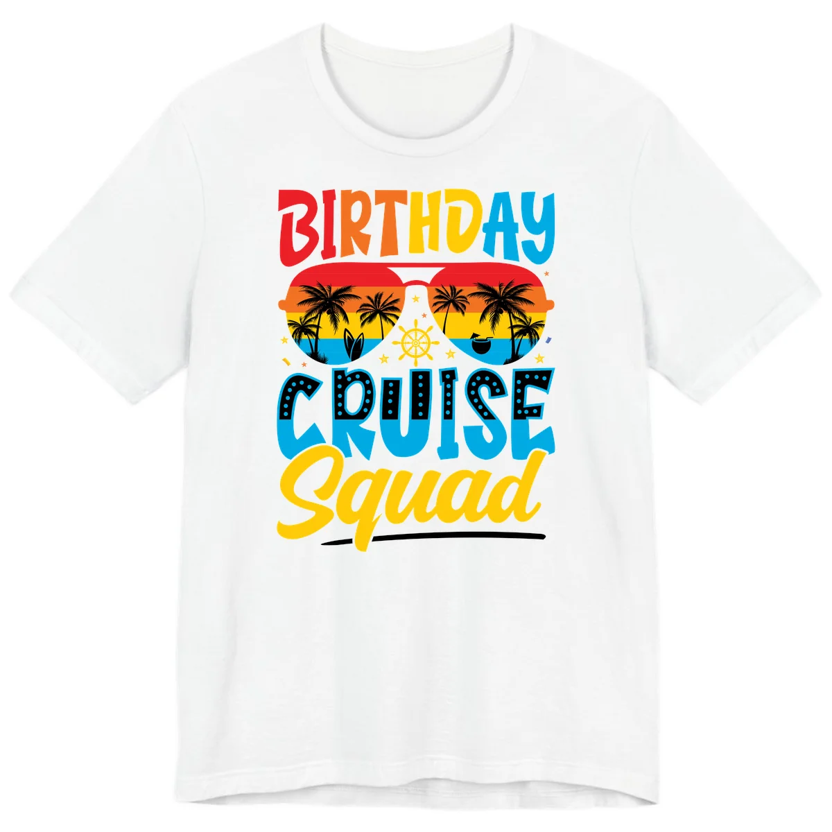 Birthday Cruise Squad Premium T-Shirt in White