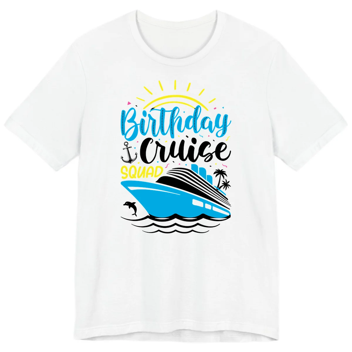 Birthday Cruise Squad Premium T-Shirt in White