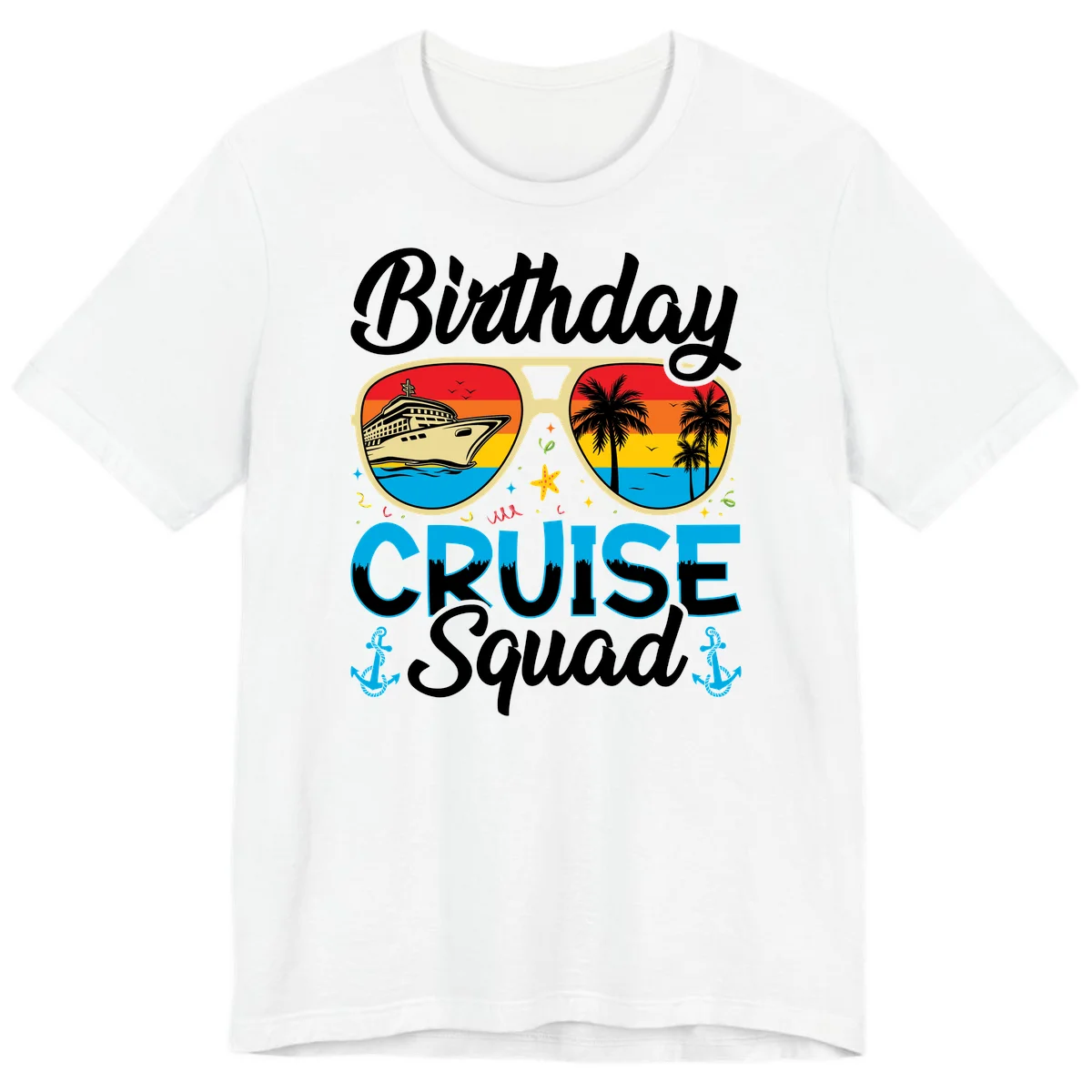 Birthday Cruise Squad Premium T-Shirt in White