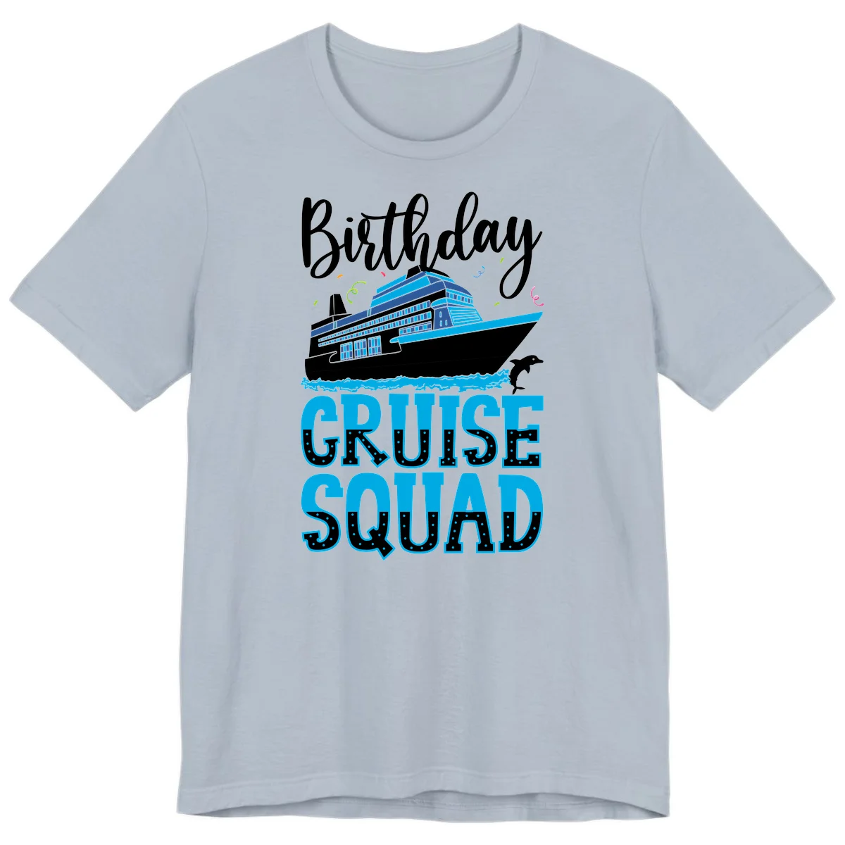 Birthday Cruise Squad Premium T-Shirt in Light Blue