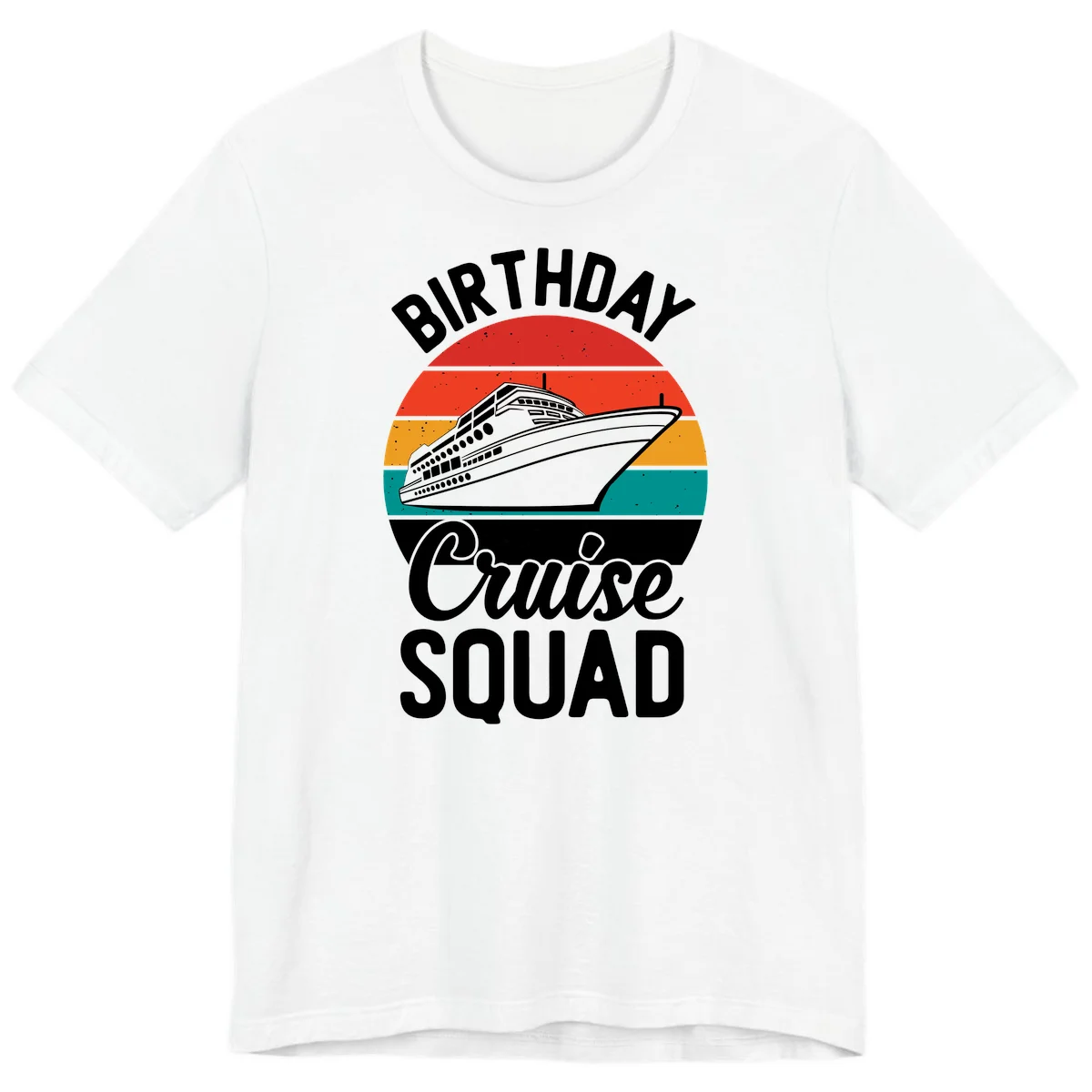 Birthday Cruise Squad Premium T-Shirt in White