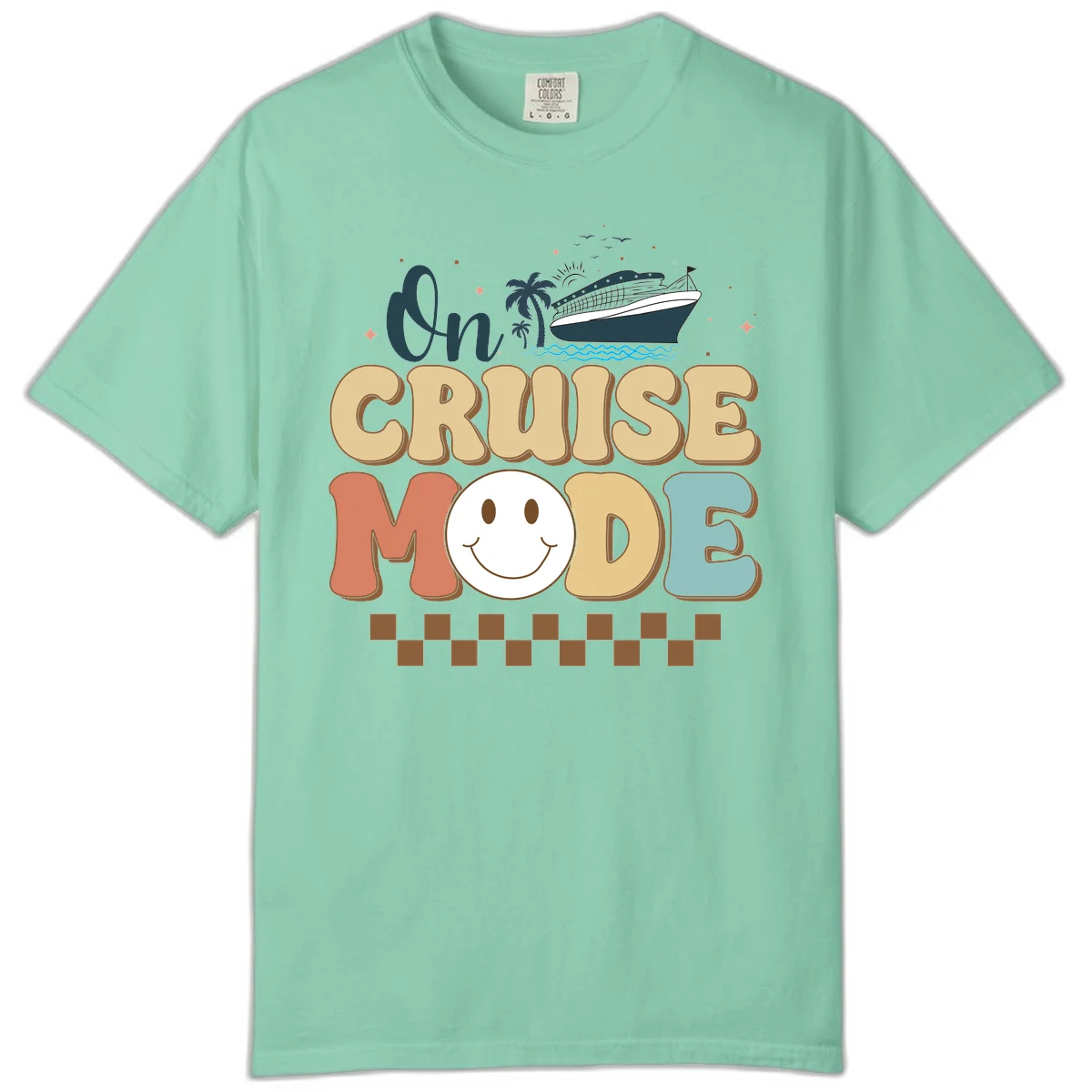 On Cruise Mode Comfort Colors T-Shirt in Island Reef
