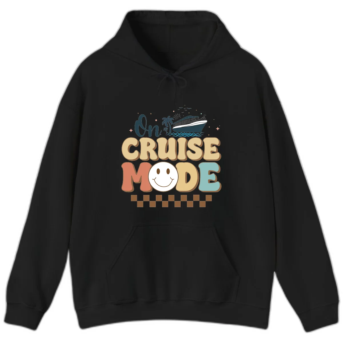 On Cruise Mode Hoodie - Vacation Apparel in Black