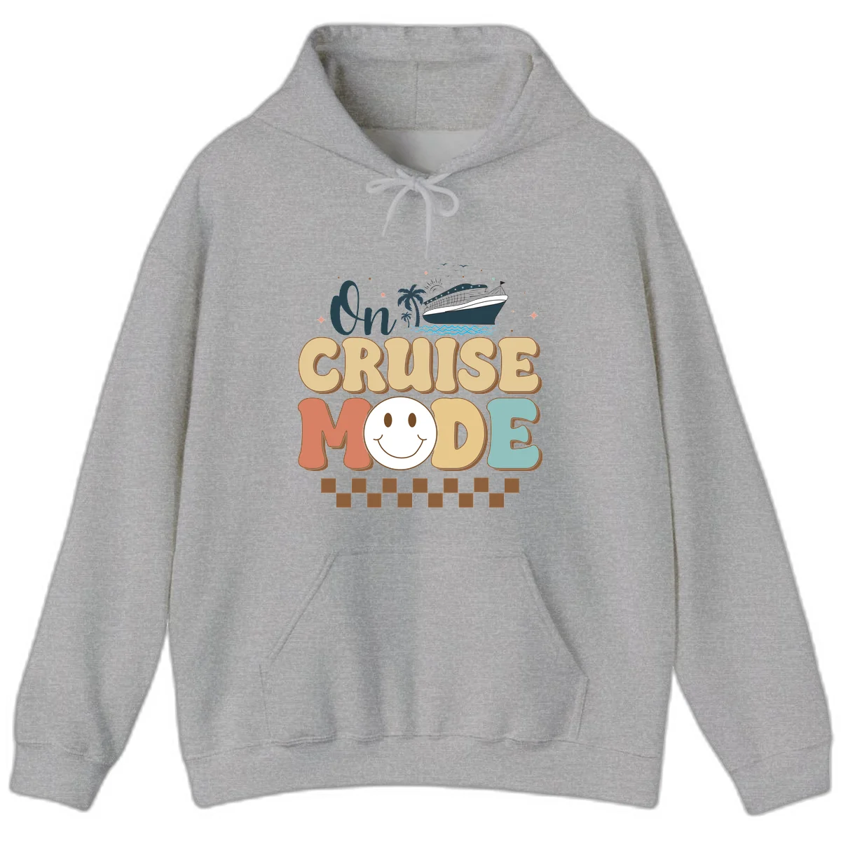 On Cruise Mode Hoodie - Vacation Apparel in Sport Grey