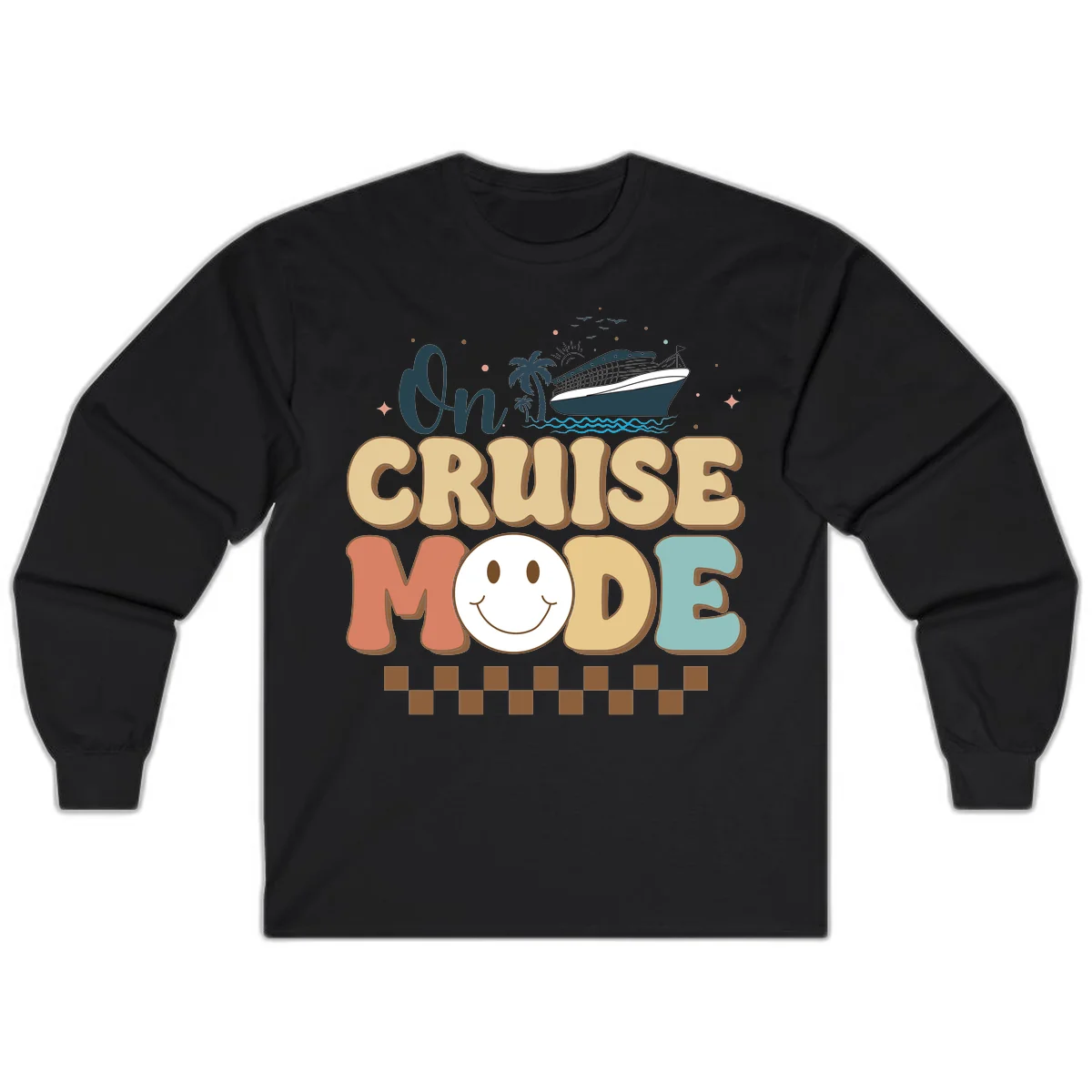 On Cruise Mode Long Sleeve Tee - Cruise Wear in Black