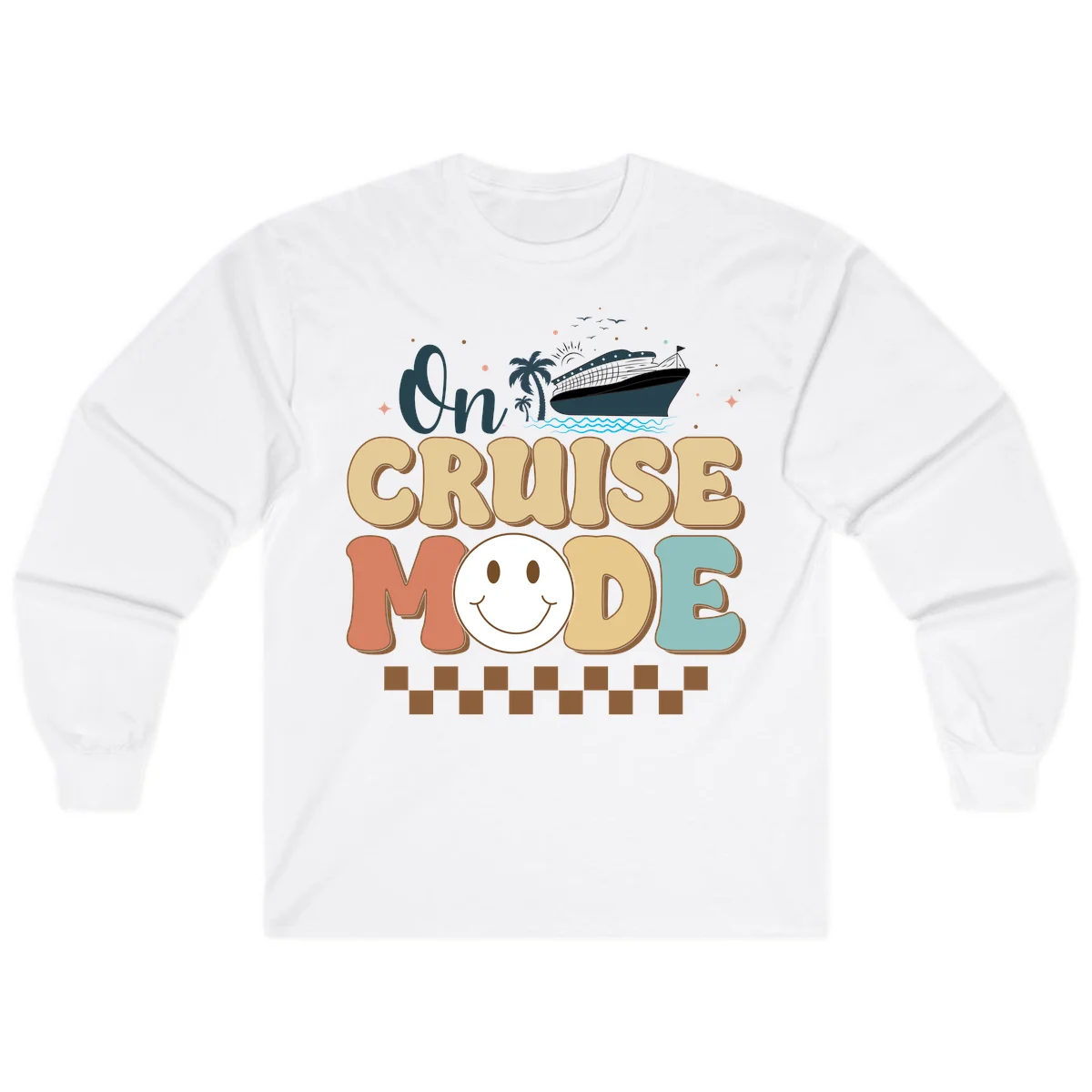On Cruise Mode Long Sleeve Tee - Cruise Wear in White
