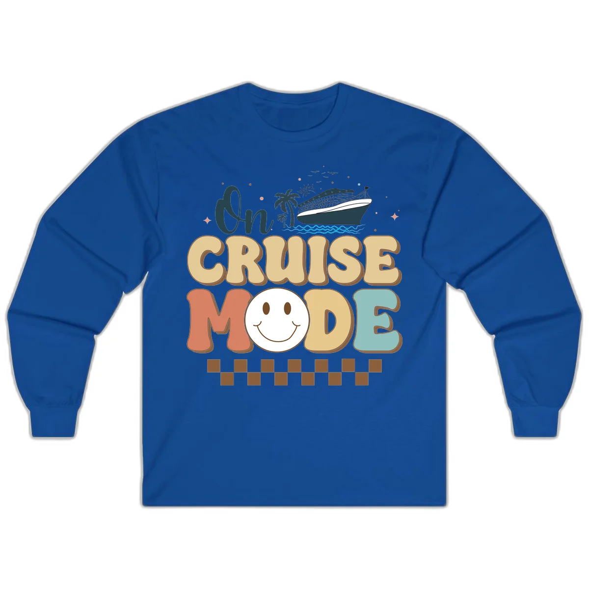 On Cruise Mode Long Sleeve Tee - Cruise Wear in Royal