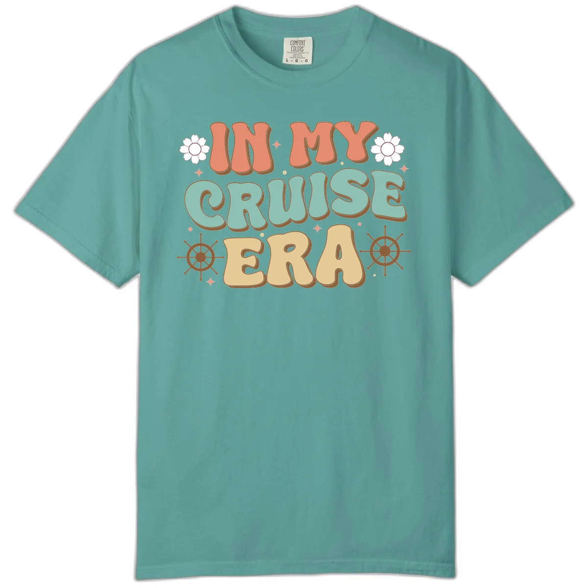 In My Cruise Era Comfort Color in Seafoam
