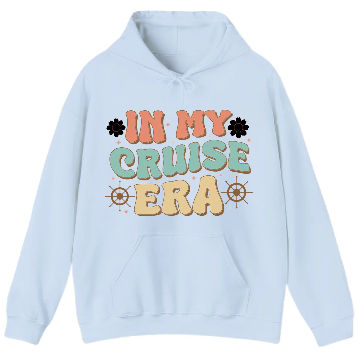 In My Cruise Era Hoodie in Light Blue