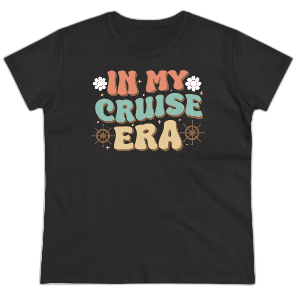 In My Cruise Era Ladies Tee in Black