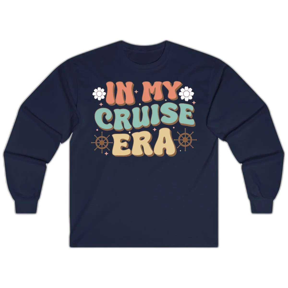 In My Cruise Era Long Sleeve in Navy