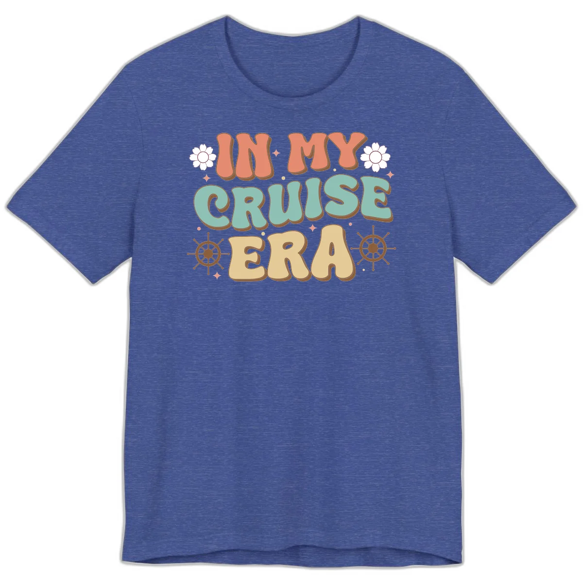 In My Cruise Era Premium T-Shirt in Heather True Royal