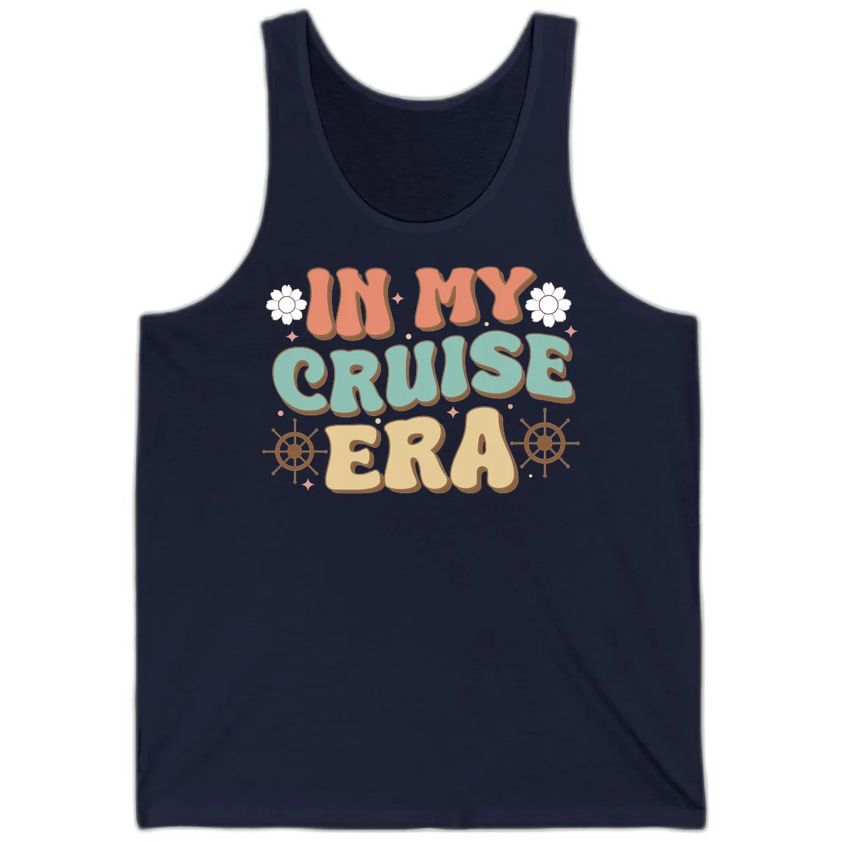 In My Cruise Era Tank in Navy