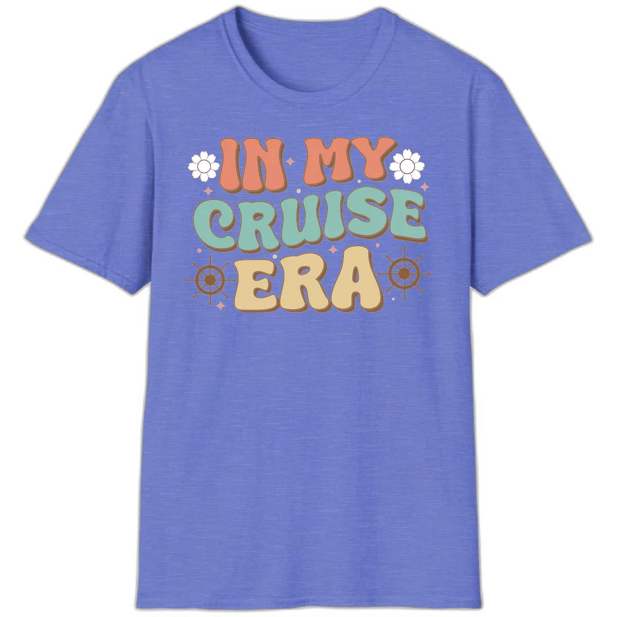 In My Cruise Era T-Shirt in Heather Royal
